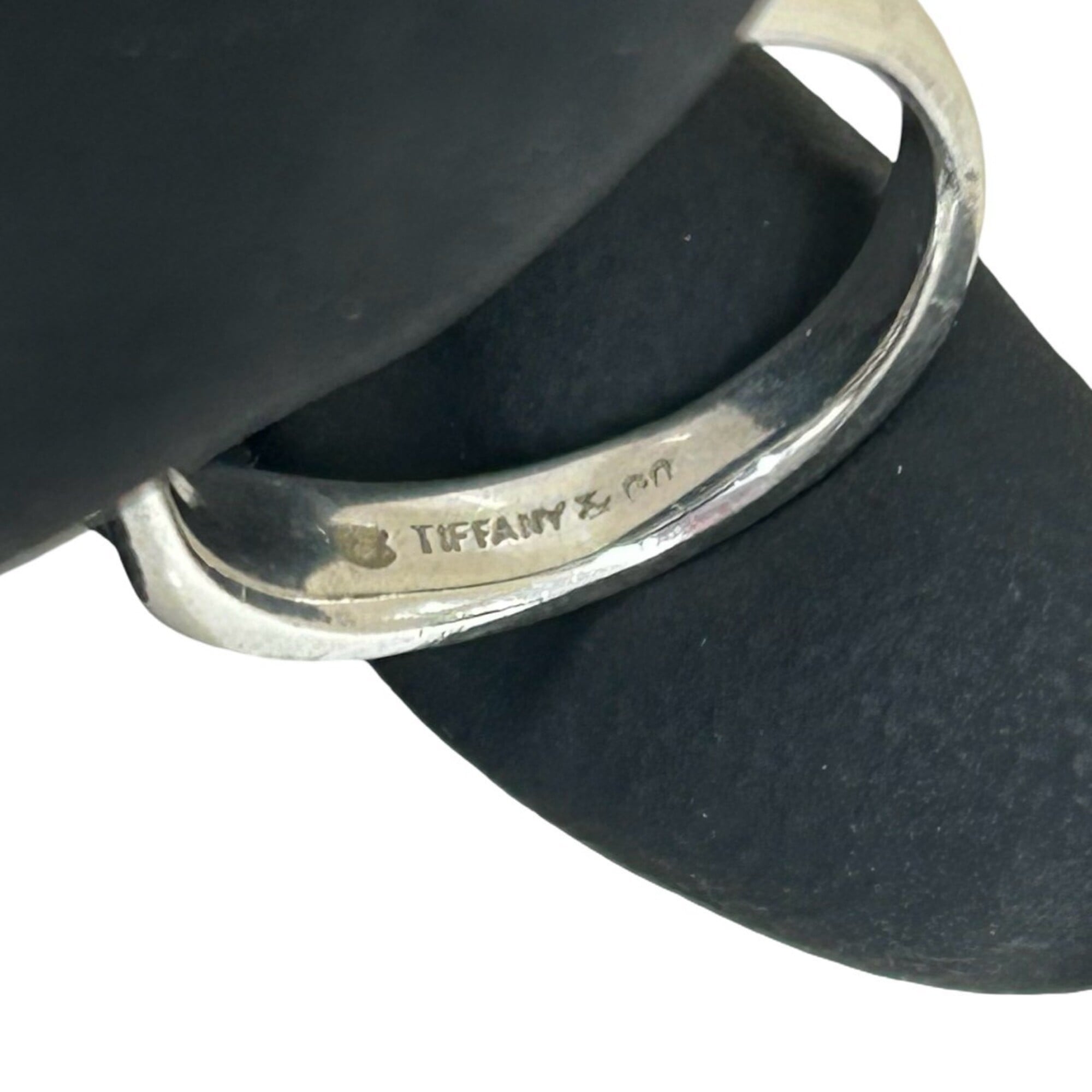 Tiffany Silver Silver 925 Band Ring (Pre-Owned)