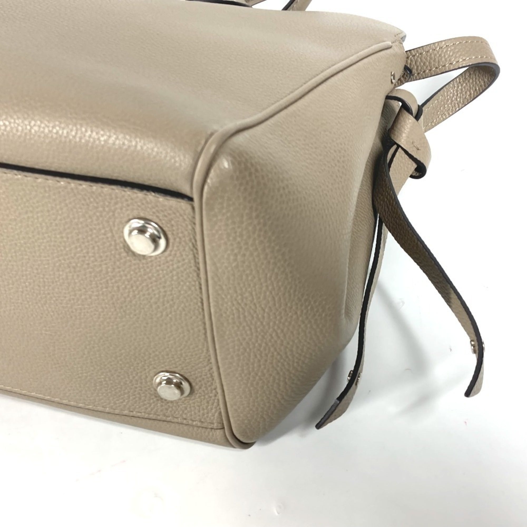 Louis Vuitton Gray Tourterelle Leather Handbag Shoulder Bag Tote Bag (Pre-Owned)