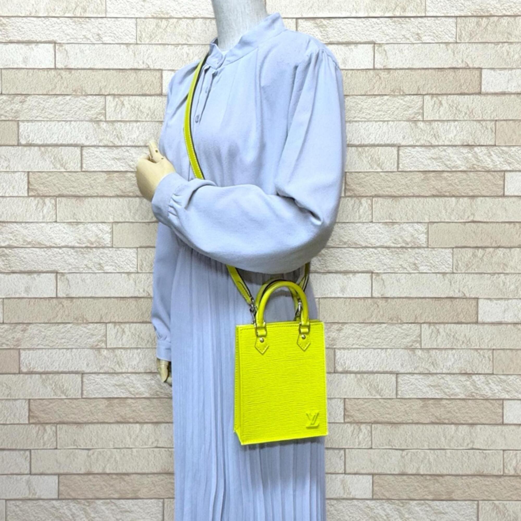 Louis Vuitton Epi Yellow Epi Leather Shoulder Bag (Pre-Owned)