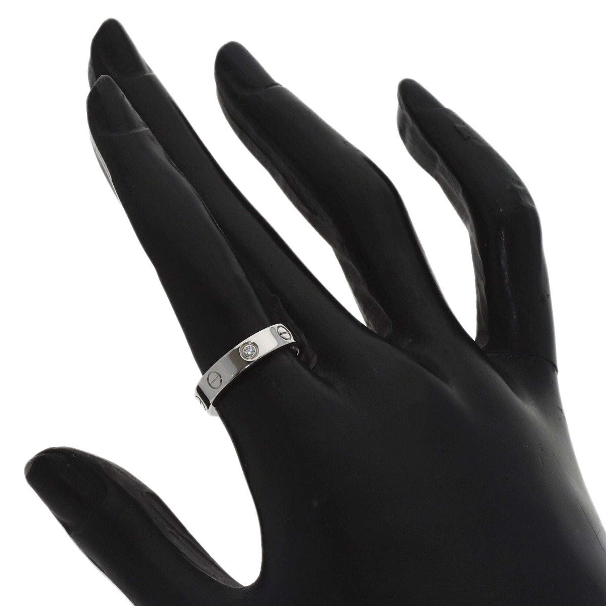 Cartier Silver White Gold (18K) Band Ring (Pre-Owned)