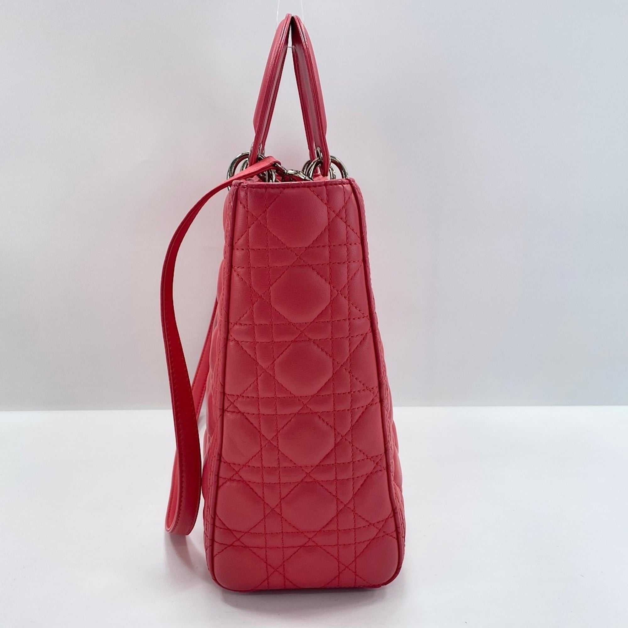 Christian Dior Pink Leather Handbag (Pre-Owned)