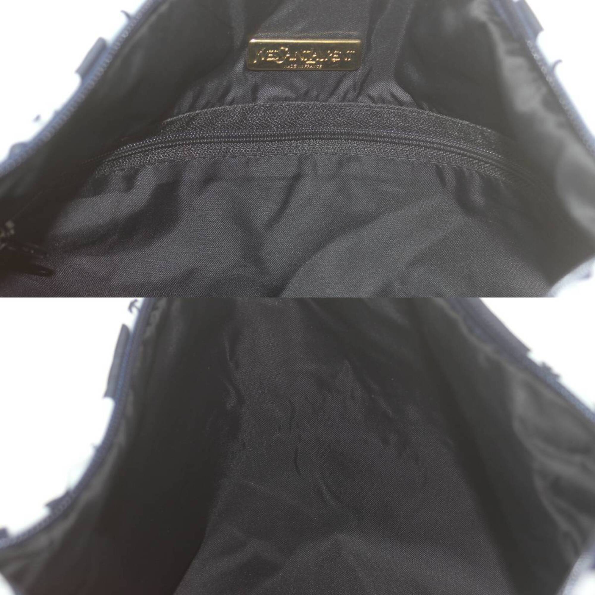 Yves Saint Laurent Navy Nylon Shoulder Bag (Pre-Owned)