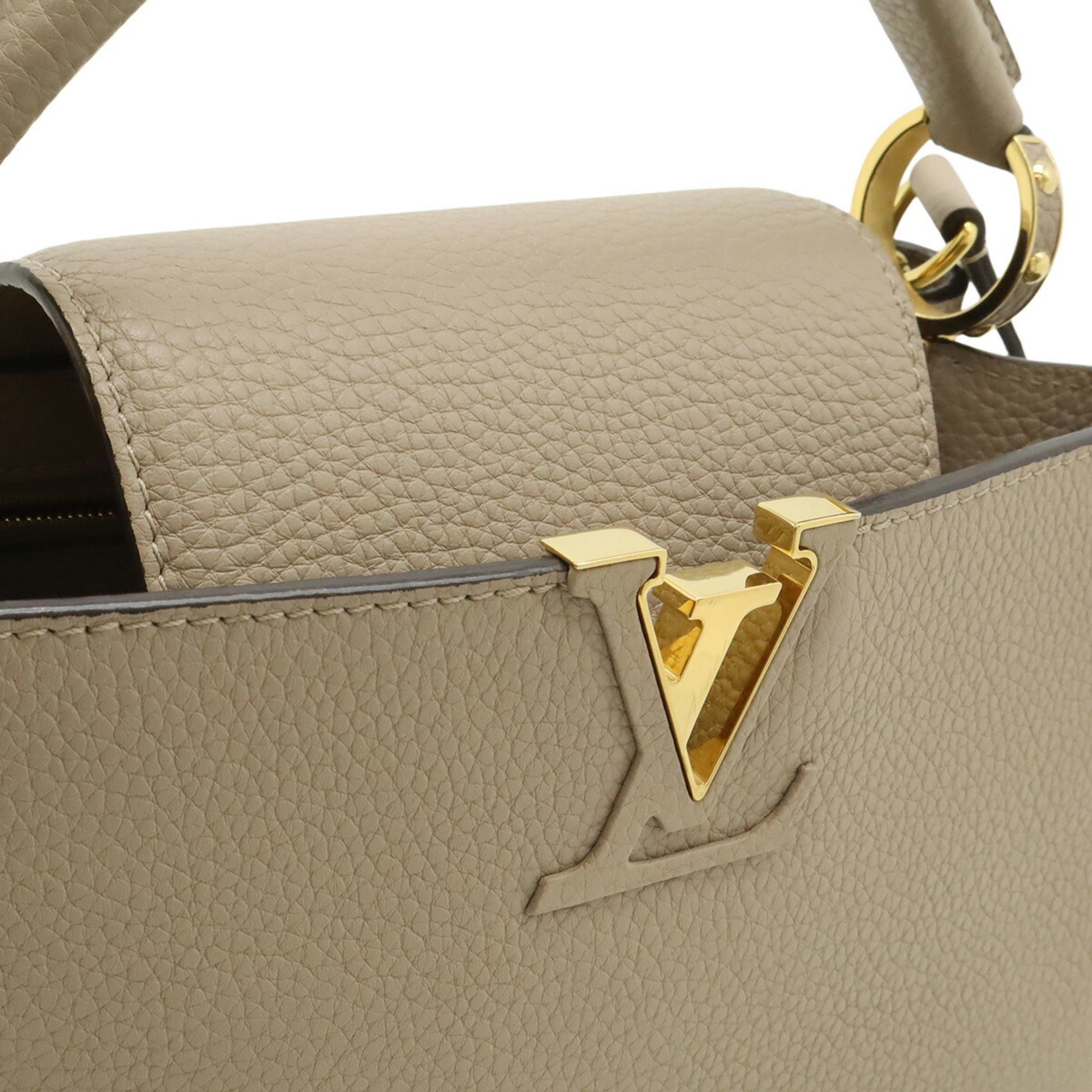 Louis Vuitton Galle Grayish White Handbag Shoulder Bag (Pre-Owned)