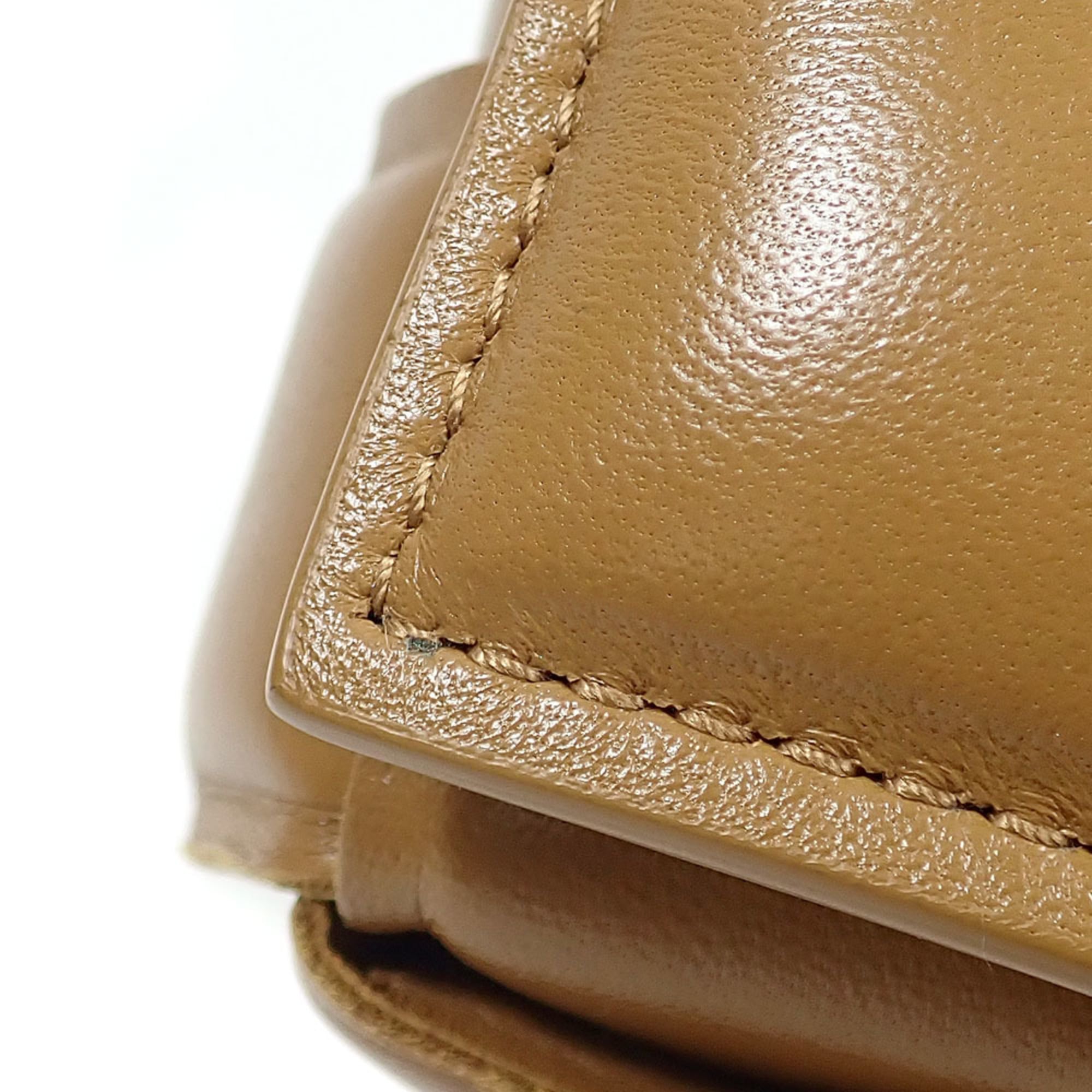 Bottega Veneta Brown Leather Shoulder Bag (Pre-Owned)