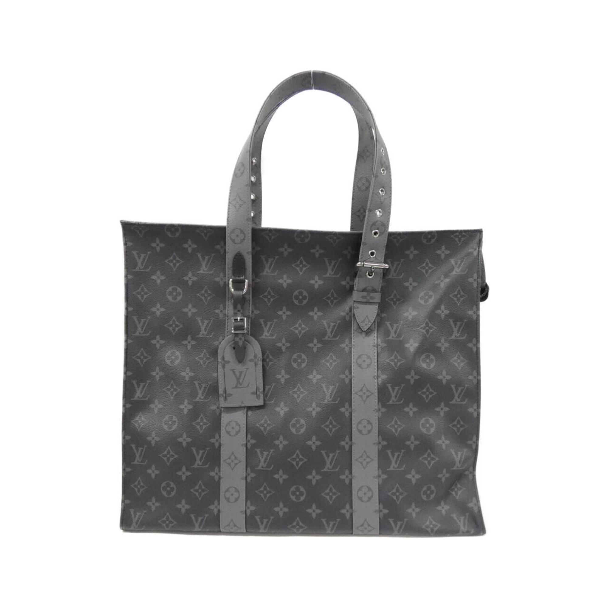 Louis Vuitton Black Coated Canvas Handbag (Pre-Owned)
