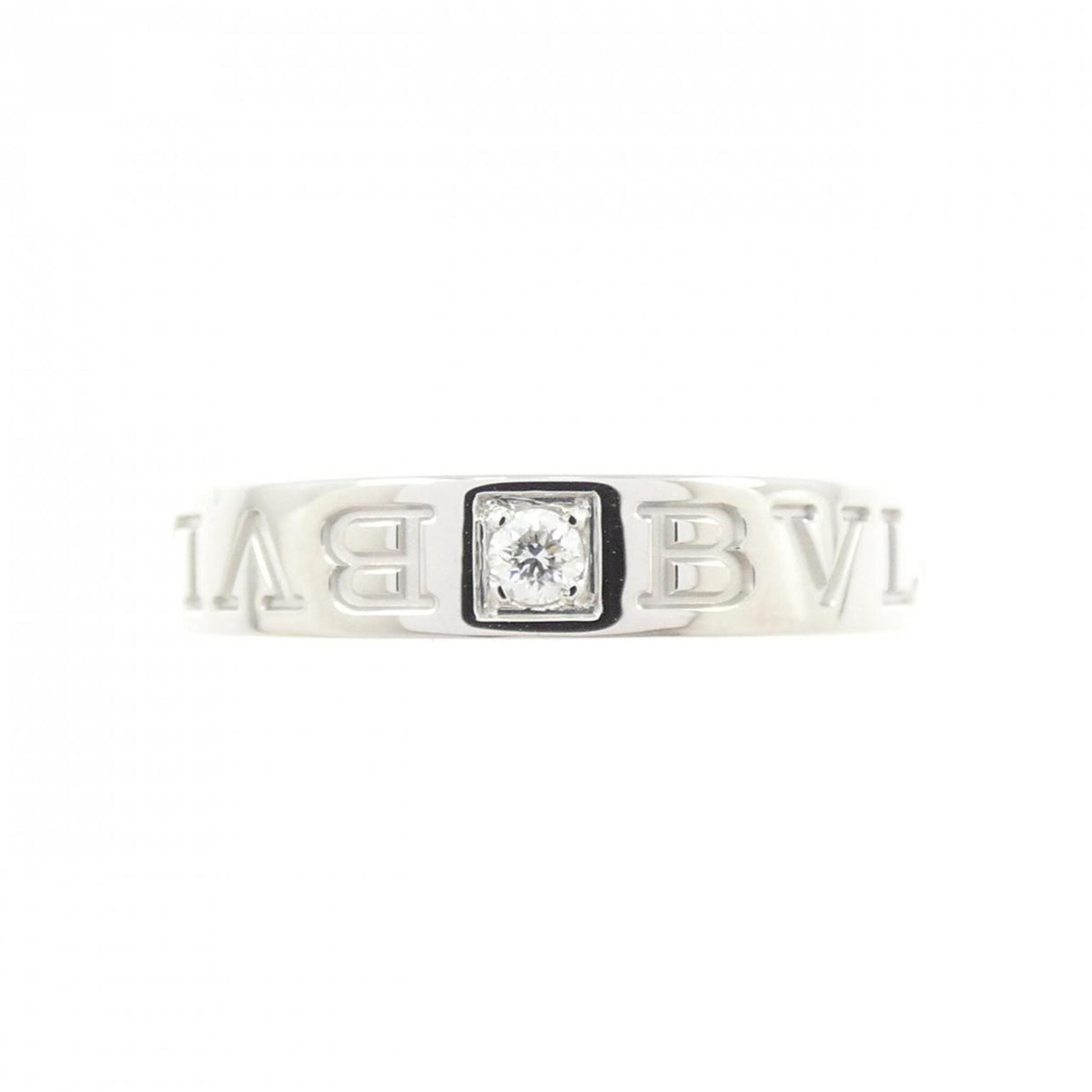 Bvlgari White Gold White Gold (18K) Band Ring (Pre-Owned)