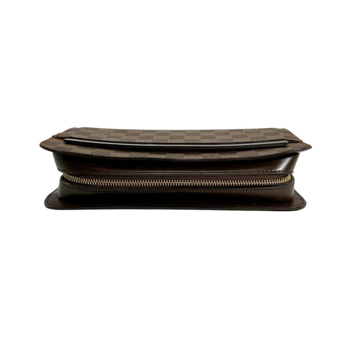 Louis Vuitton Brown Damier Canvas Clutch Bag (Pre-Owned)
