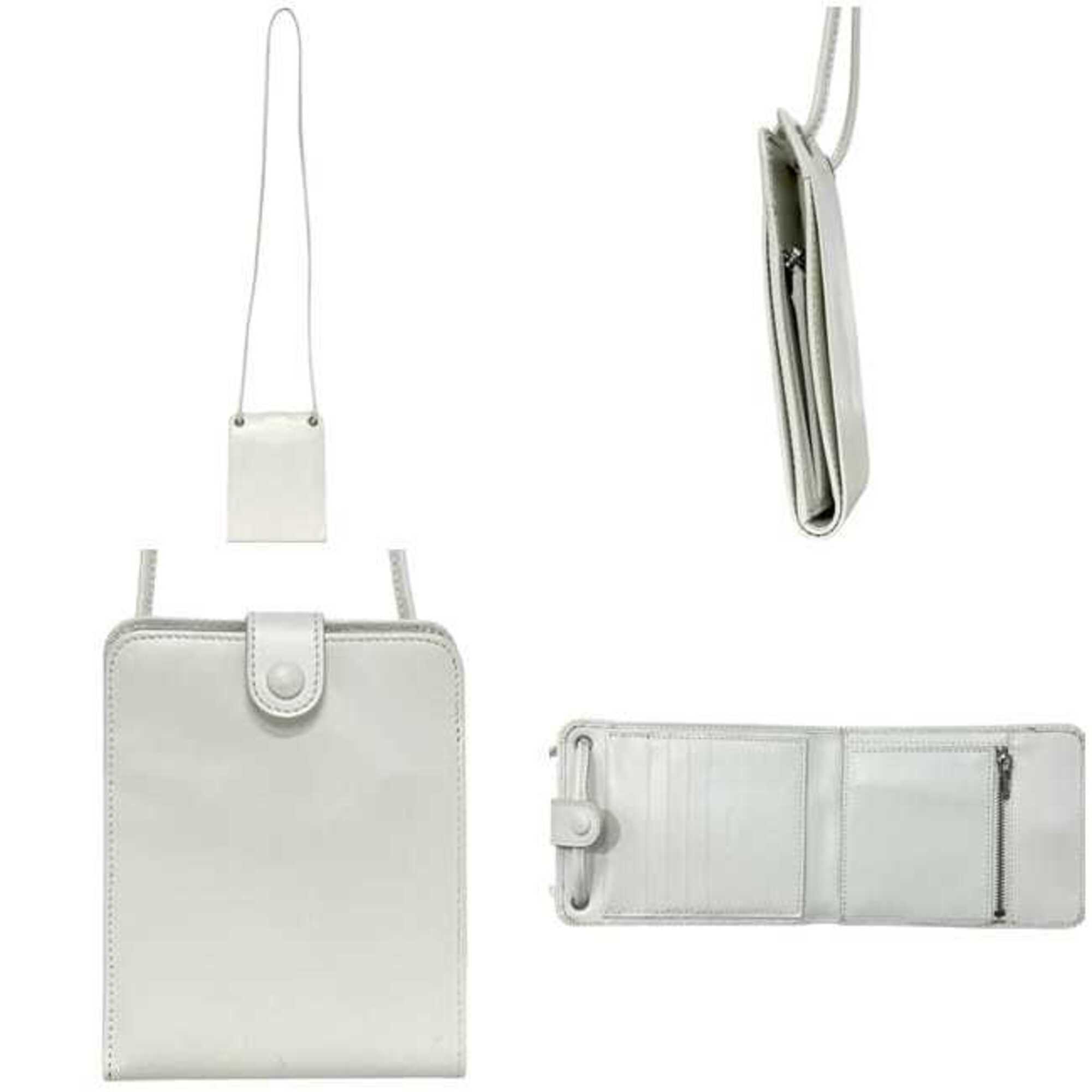 Balenciaga White Leather Wallet (Bi-Fold) (Pre-Owned)