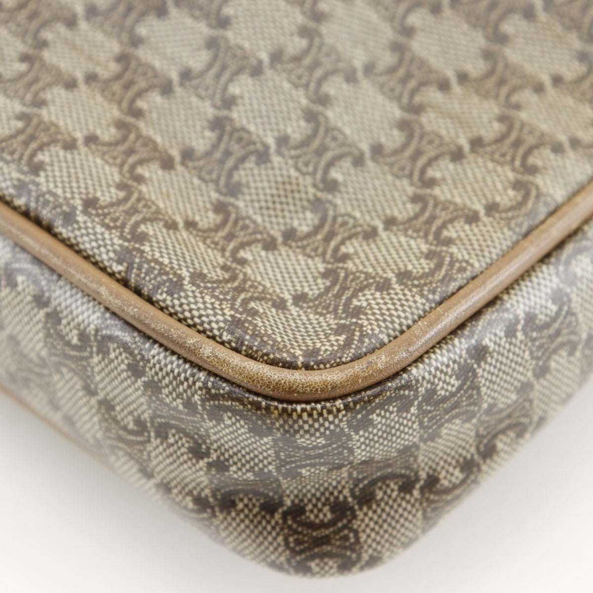 Celine Brown Pvc Clutch Bag (Pre-Owned)