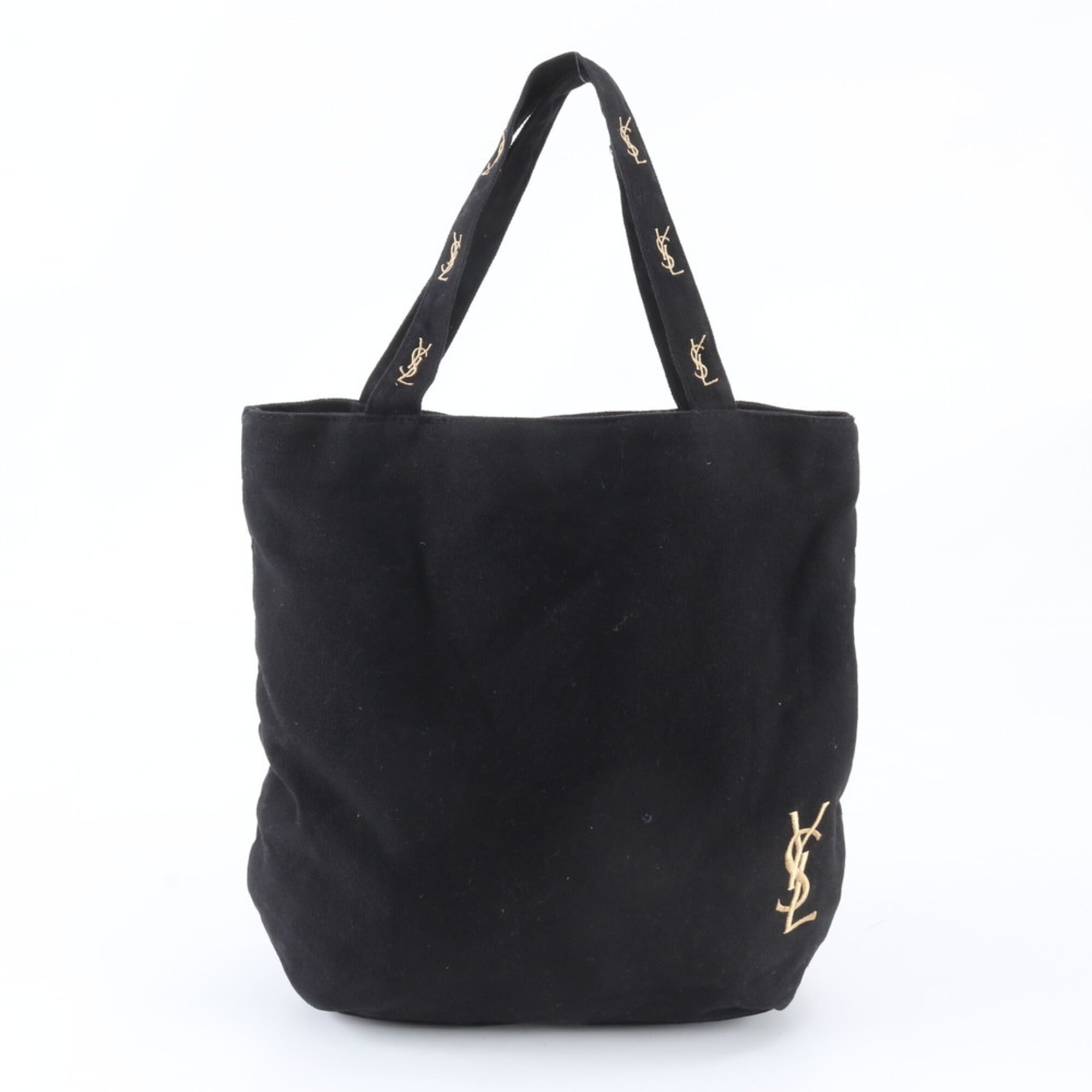 Yves Saint Laurent Black Handbag Shoulder Bag Tote Bag (Pre-Owned)