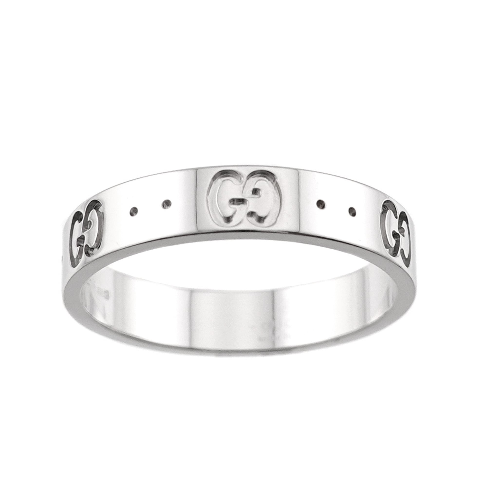 Gucci White Gold (18K) Band Ring (Pre-Owned)