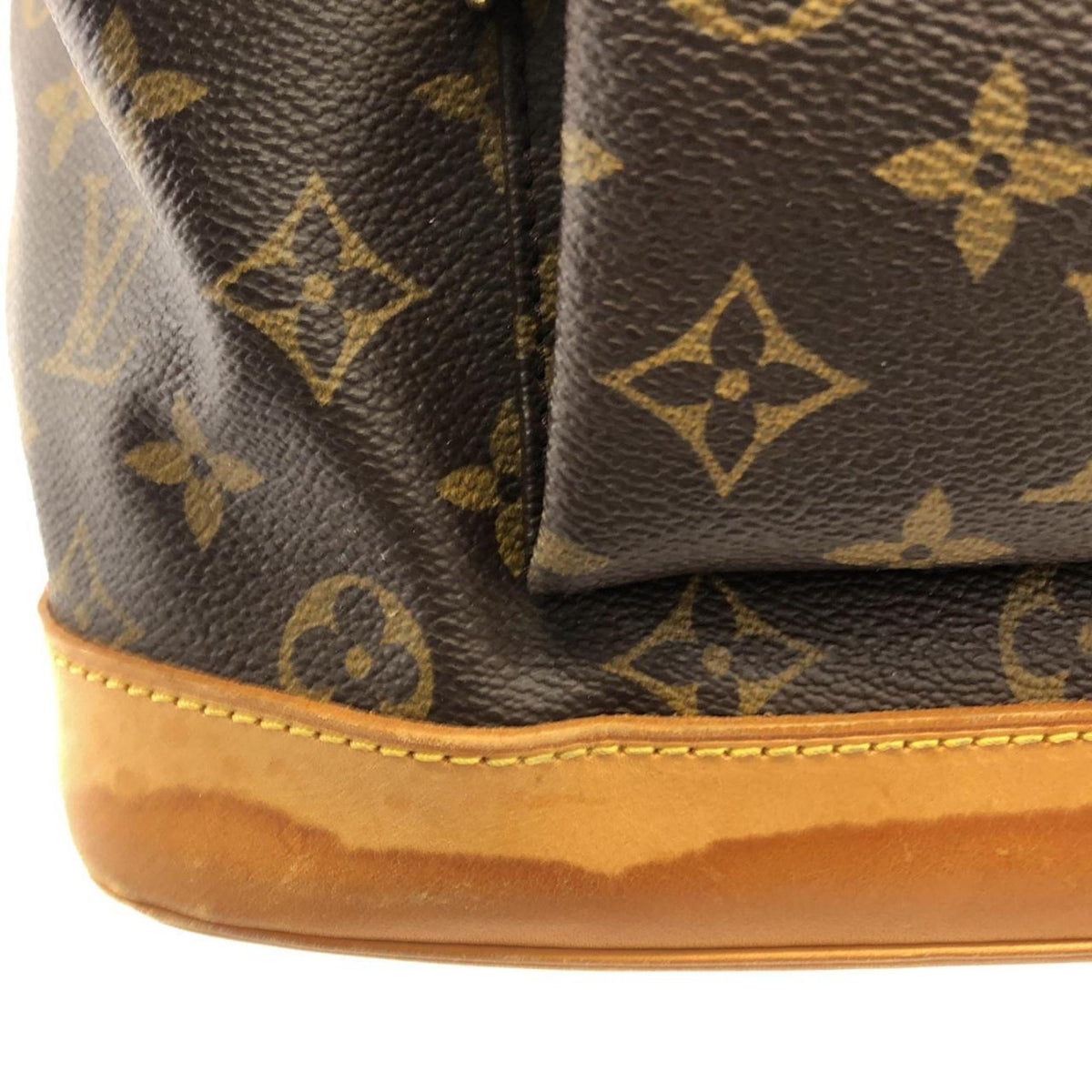 Louis Vuitton Marron Coated Canvas Backpack (Pre-Owned)