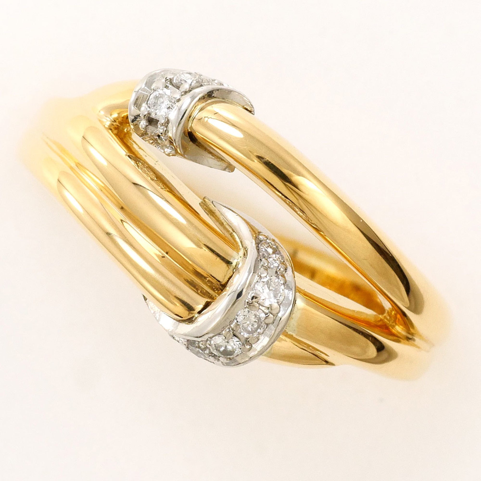Unbranded Platinum Yellow Gold Yellow Gold (18K) Platinum 900 Band Ring (Pre-Owned)