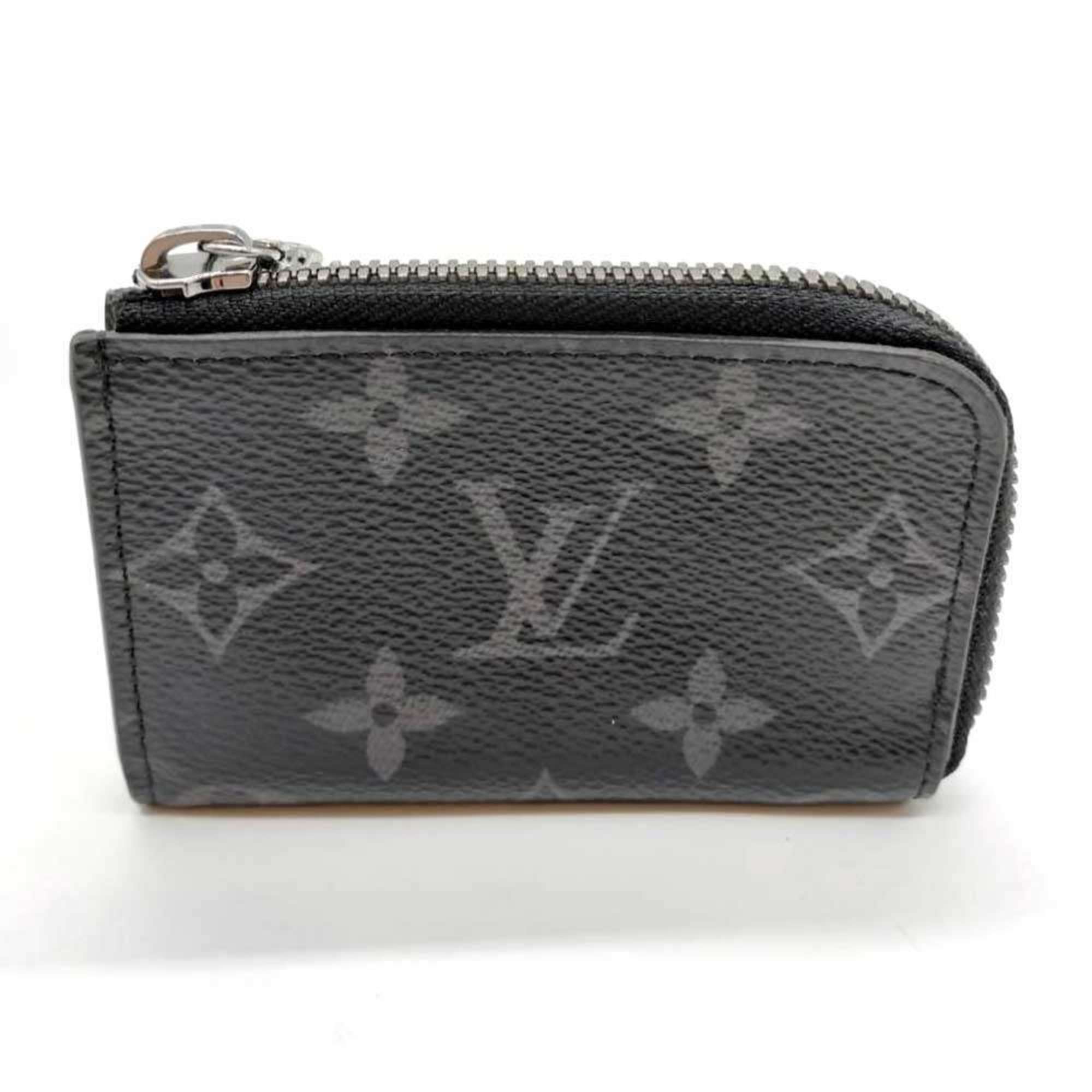 Louis Vuitton Black Monogram Eclipse Coin Purse/Coin Case (Pre-Owned)