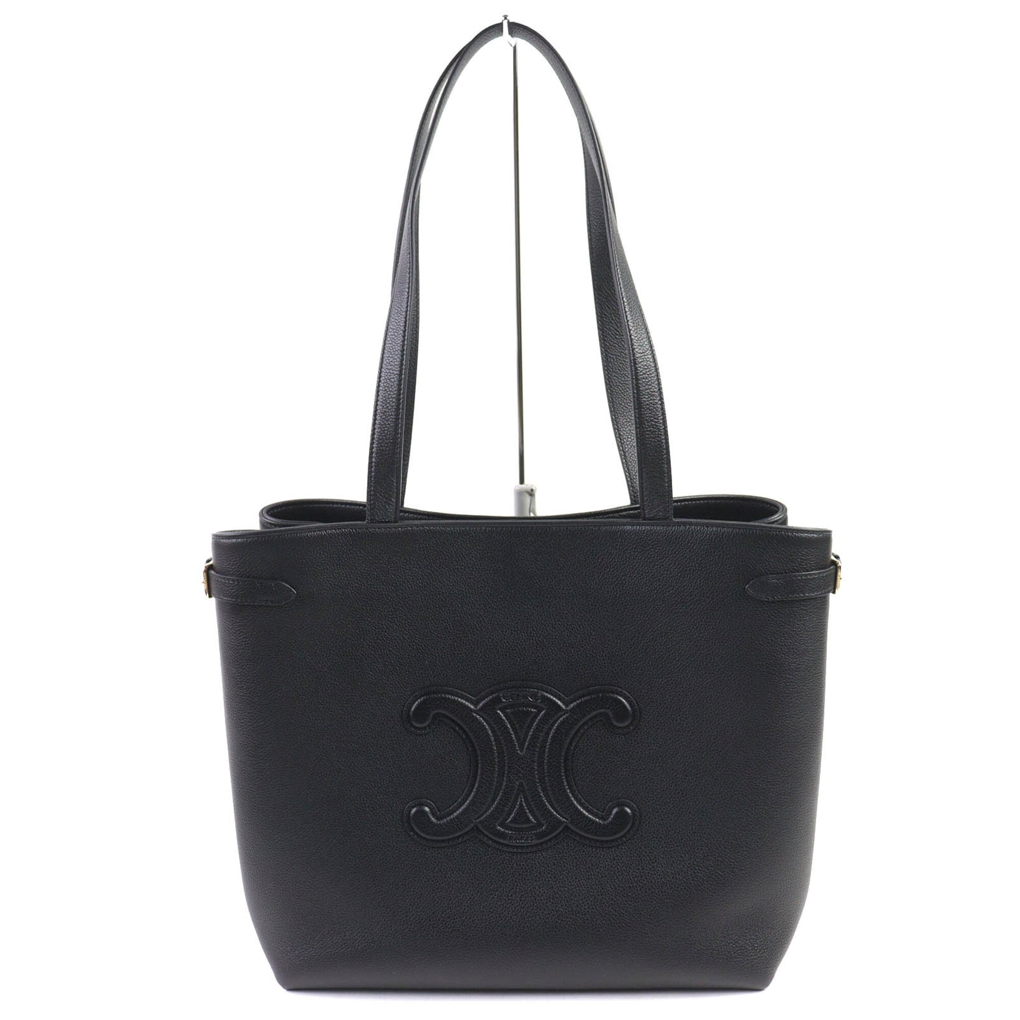 Celine Cabas Black Leather Tote Bag (Pre-Owned)