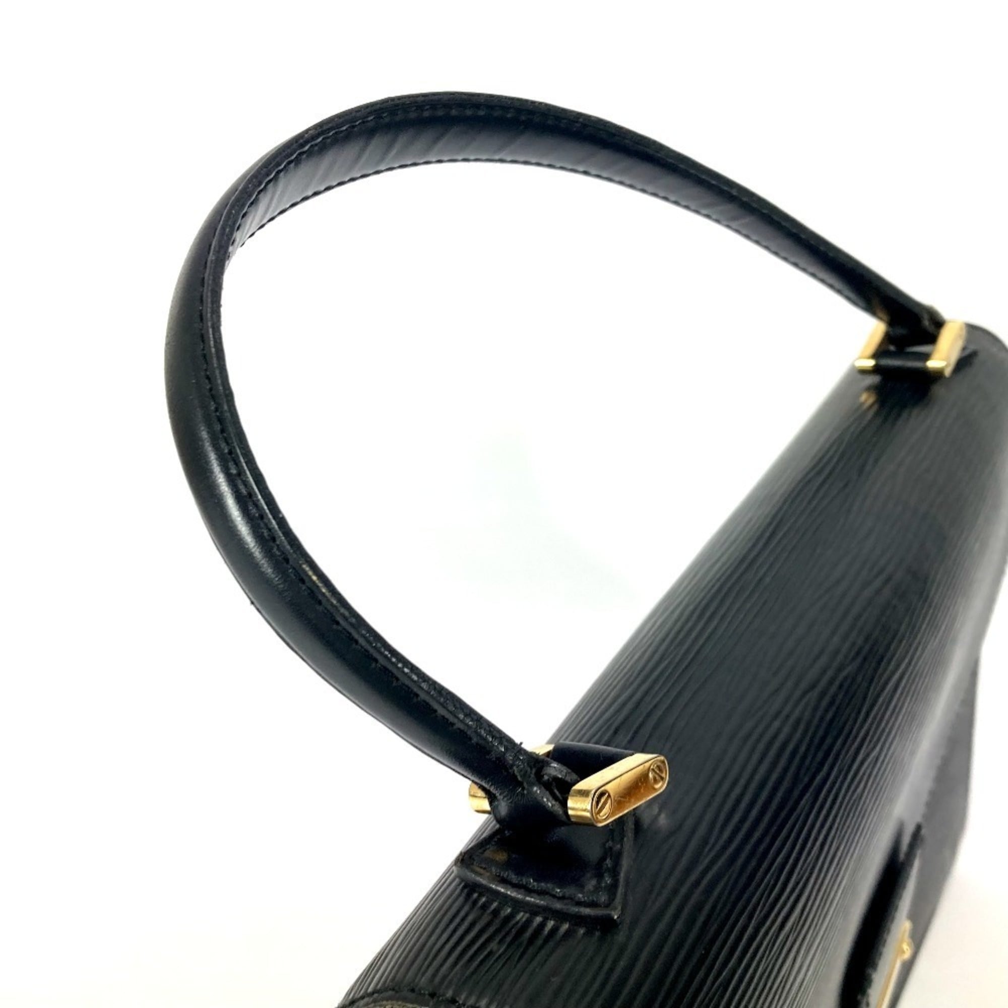 Louis Vuitton Black Noir Epi Leather Handbag (Pre-Owned)