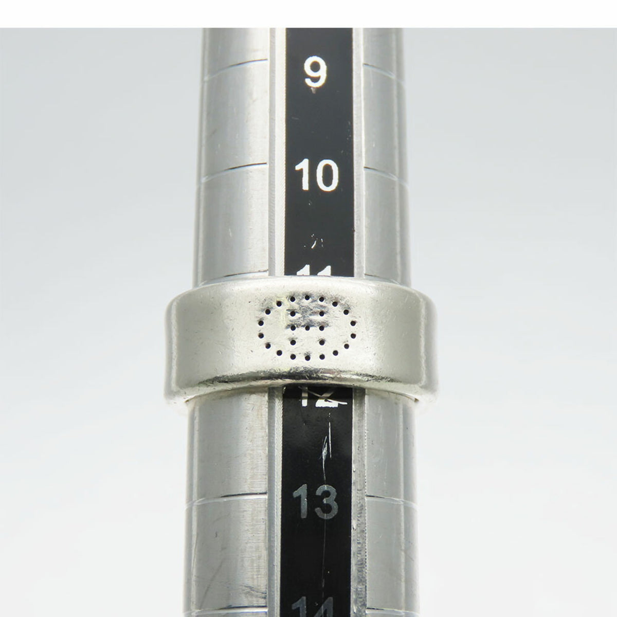 Hermes Silver 925 Band Ring (Pre-Owned)