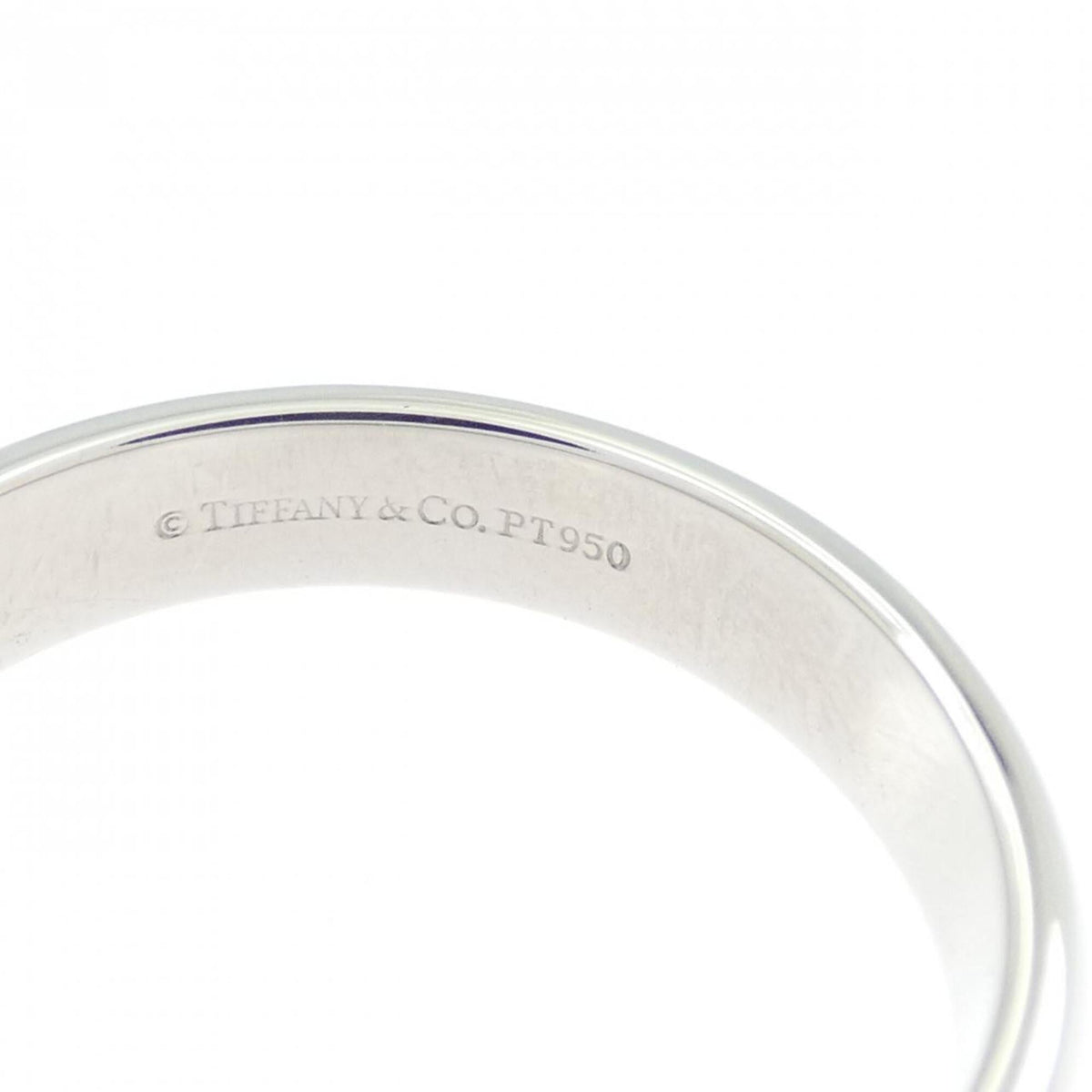 Tiffany Platinum 950 Band Ring (Pre-Owned)