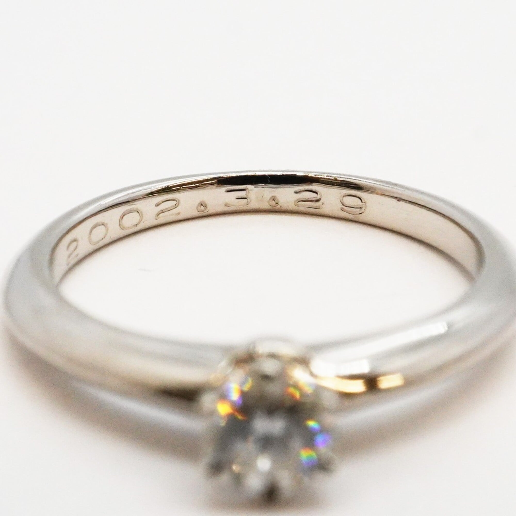 Tiffany Platinum 950 Band Ring (Pre-Owned)