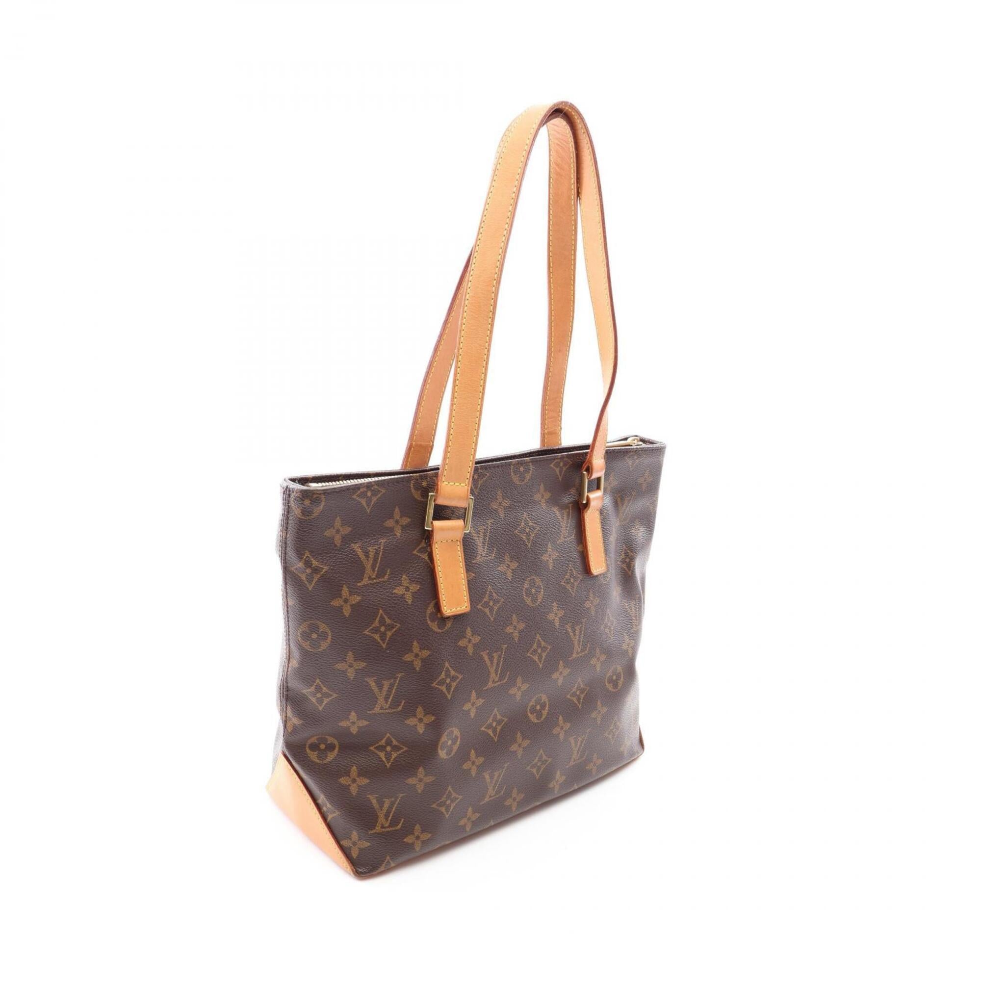 Louis Vuitton Brown Coated Canvas Pvc Monogram Leather Handbag Shoulder Bag (Pre-Owned)