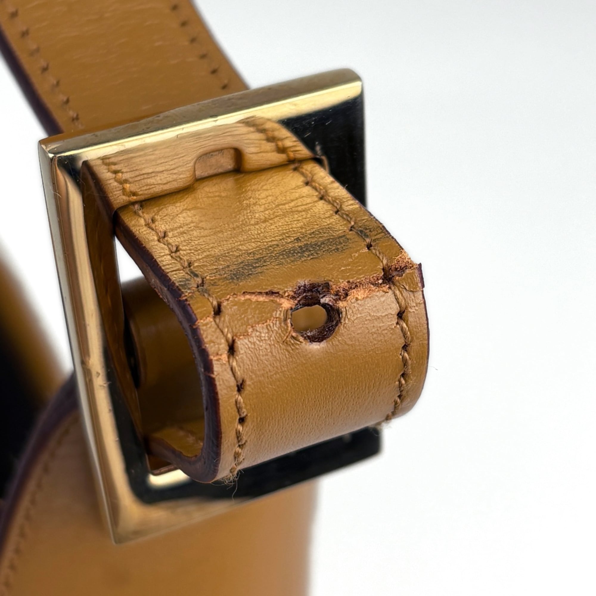 Gucci Brown Gg Canvas Leather Shoulder Bag (Pre-Owned)