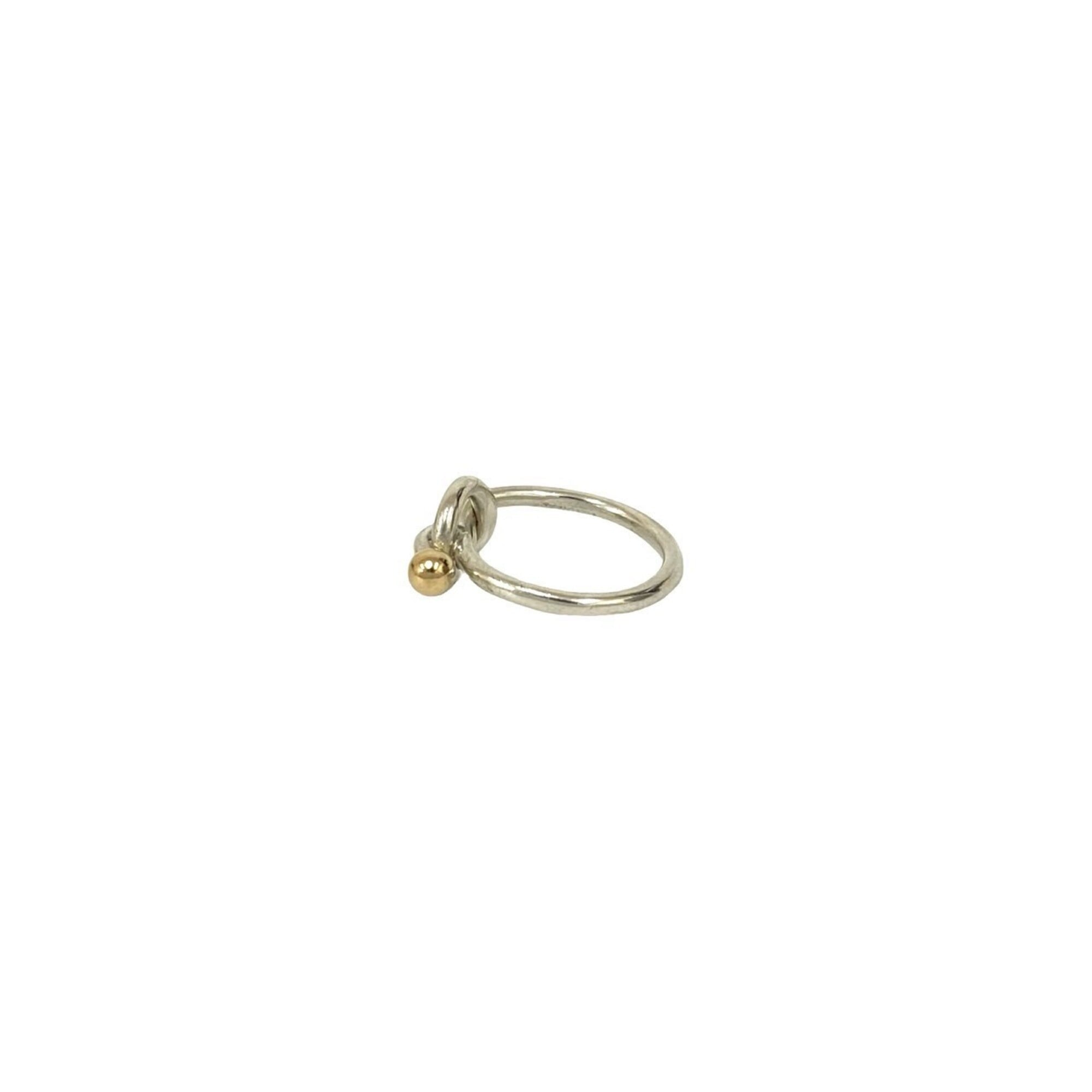 Tiffany Gold Silver Gold (18K) Silver 925 Band Ring (Pre-Owned)