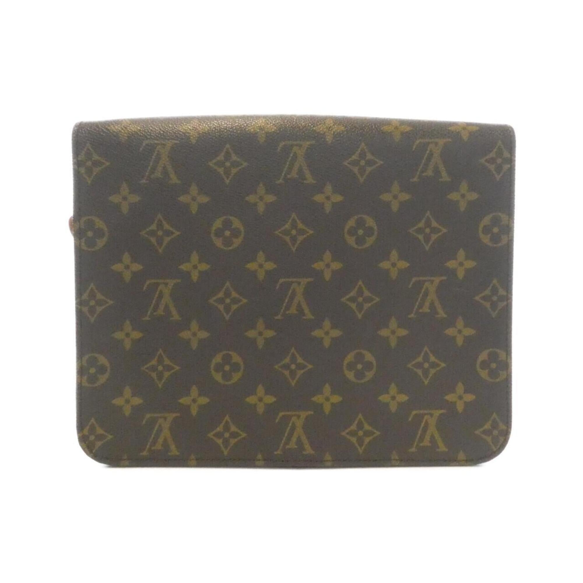Louis Vuitton Marron Coated Canvas Shoulder Bag (Pre-Owned)