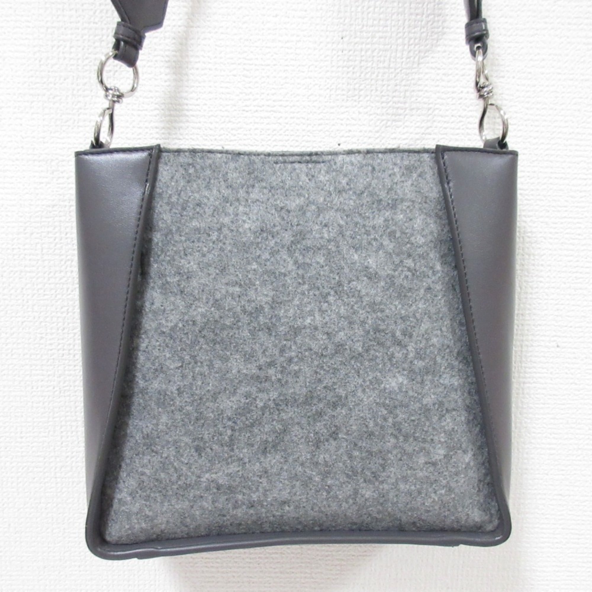 Stella Mccartney Gray Elastane Shoulder Bag (Pre-Owned)