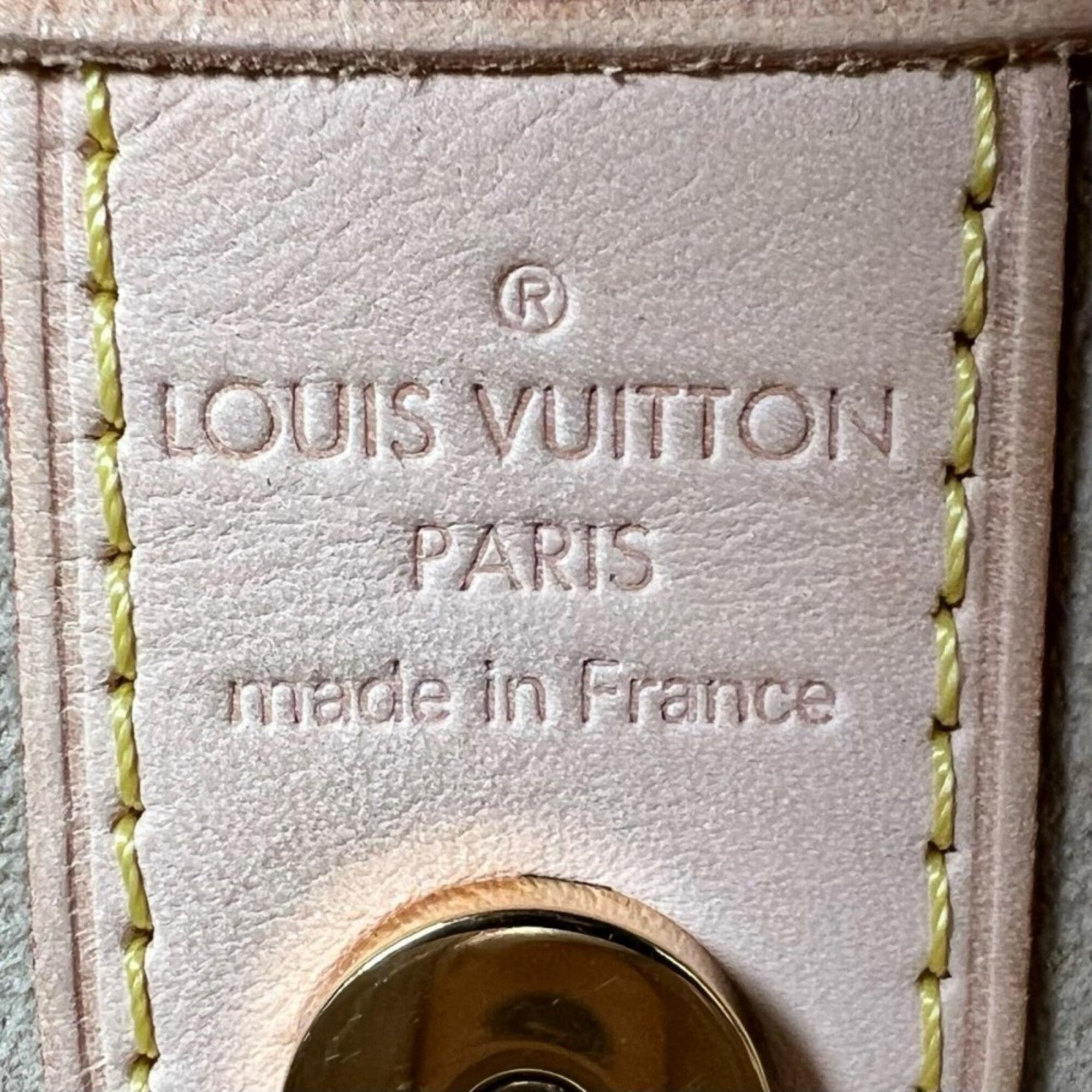 Louis Vuitton White Damier Azur Canvas Shoulder Bag (Pre-Owned)
