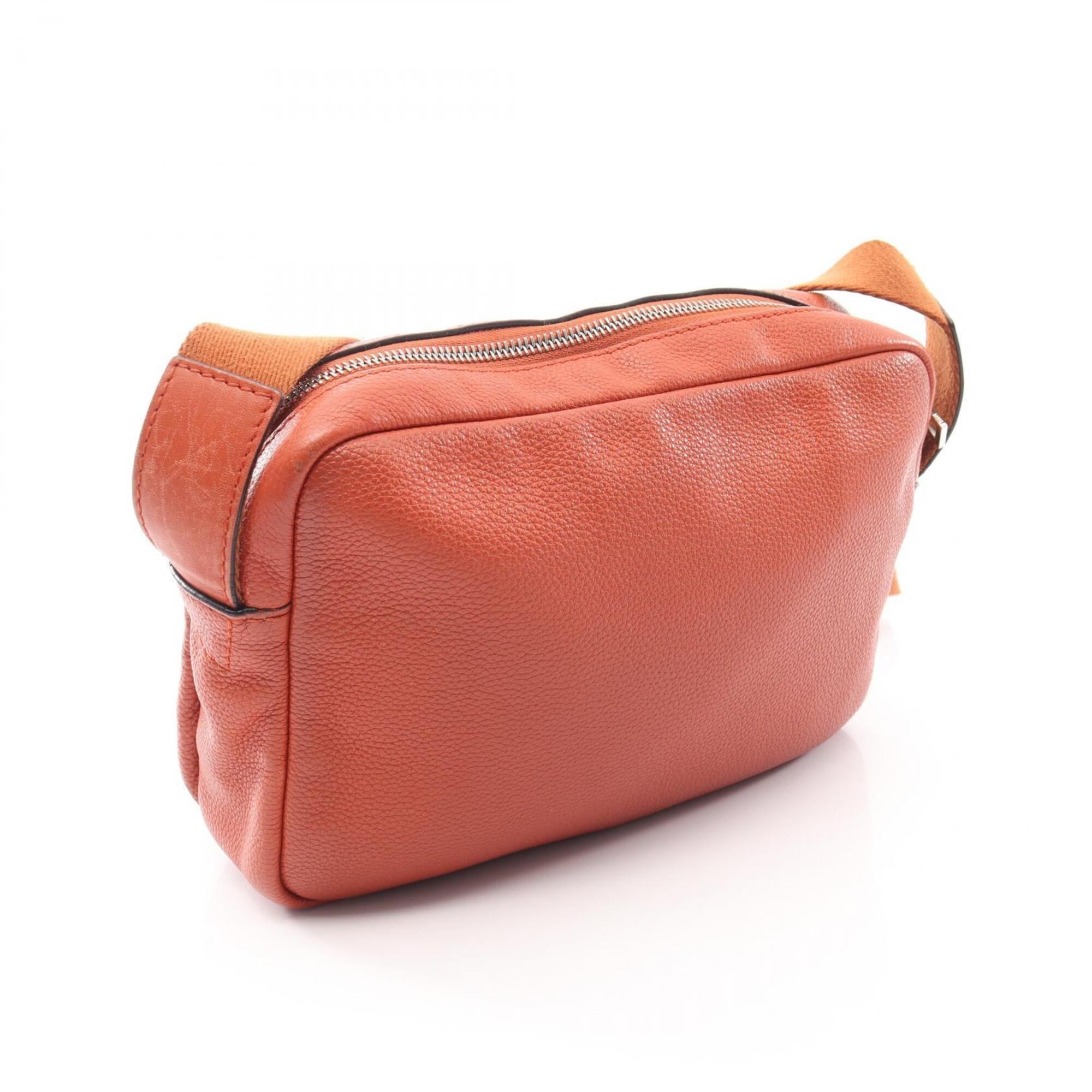 Loewe Brown Leather Handbag Shoulder Bag (Pre-Owned)