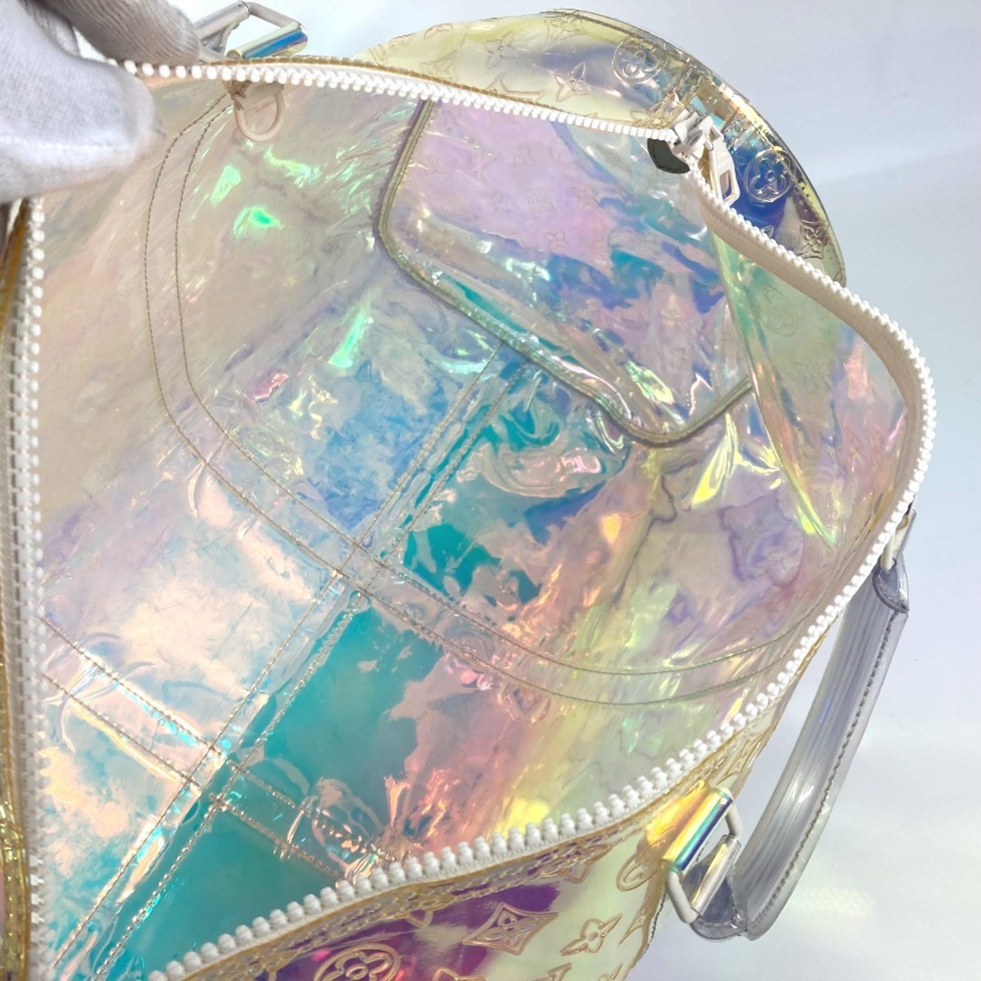 Louis Vuitton Clear Monogram Boston Bag Shoulder Bag (Pre-Owned)