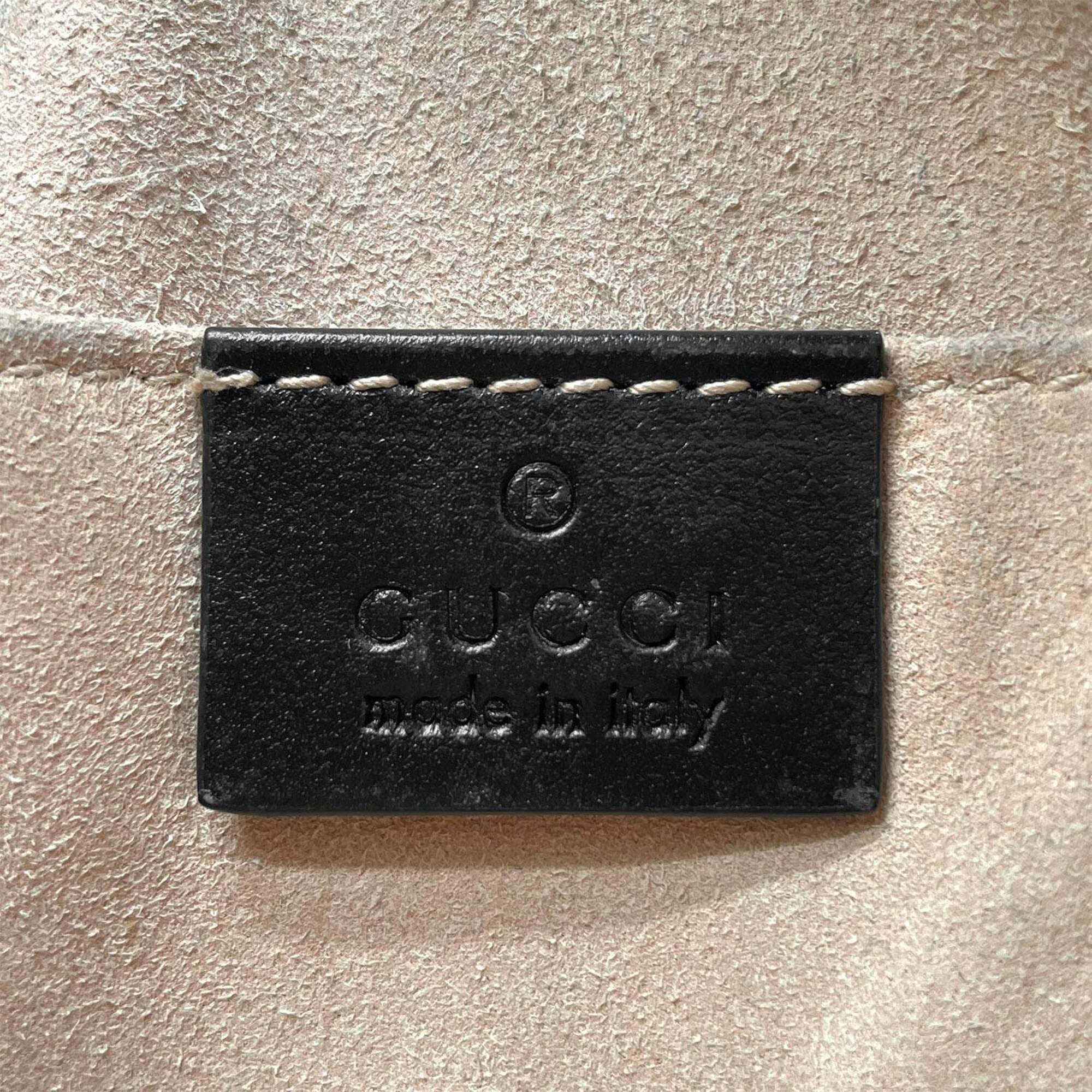 Gucci Black Metal Leather Shoulder Bag (Pre-Owned)