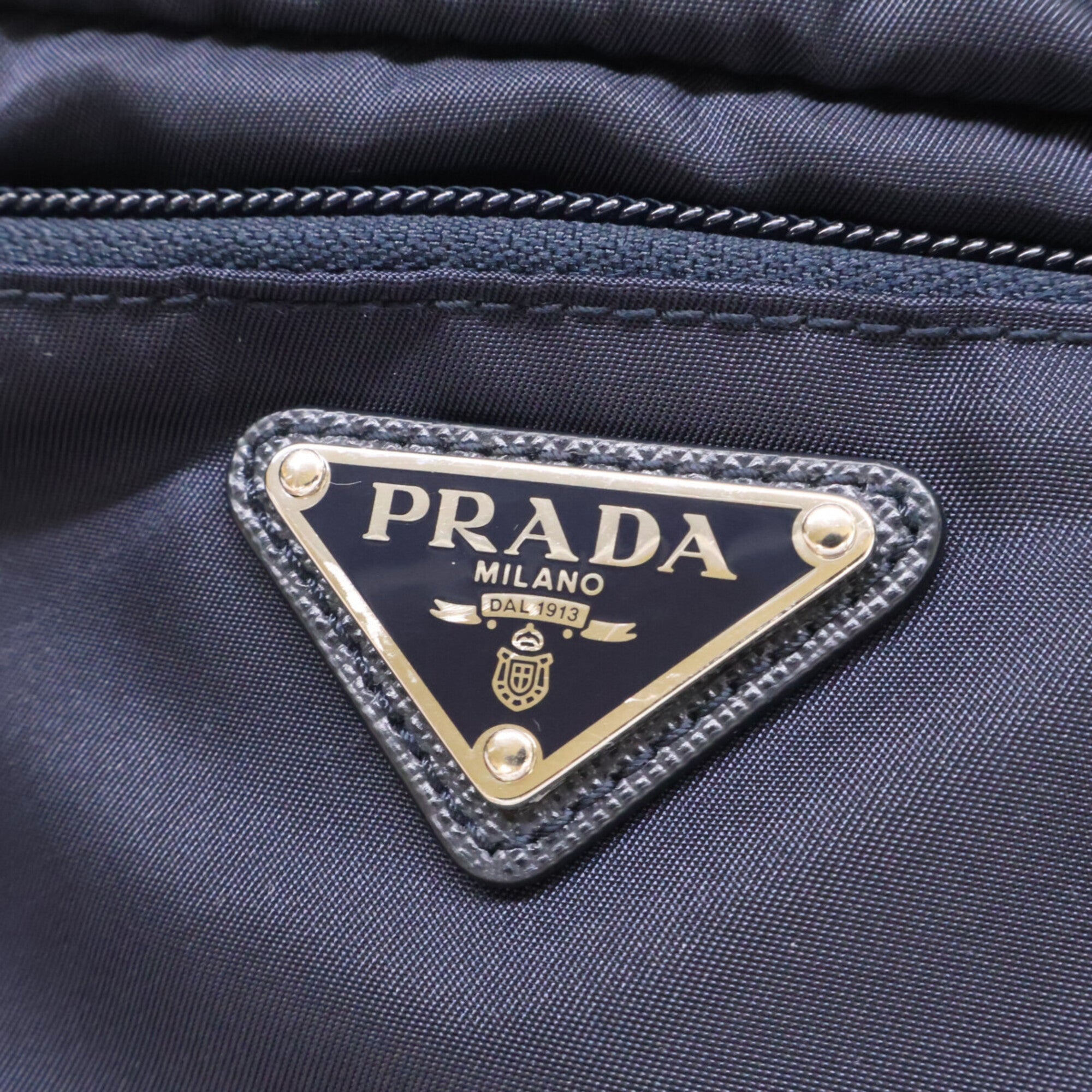 Prada Navy Nylon Pouch (Pre-Owned)
