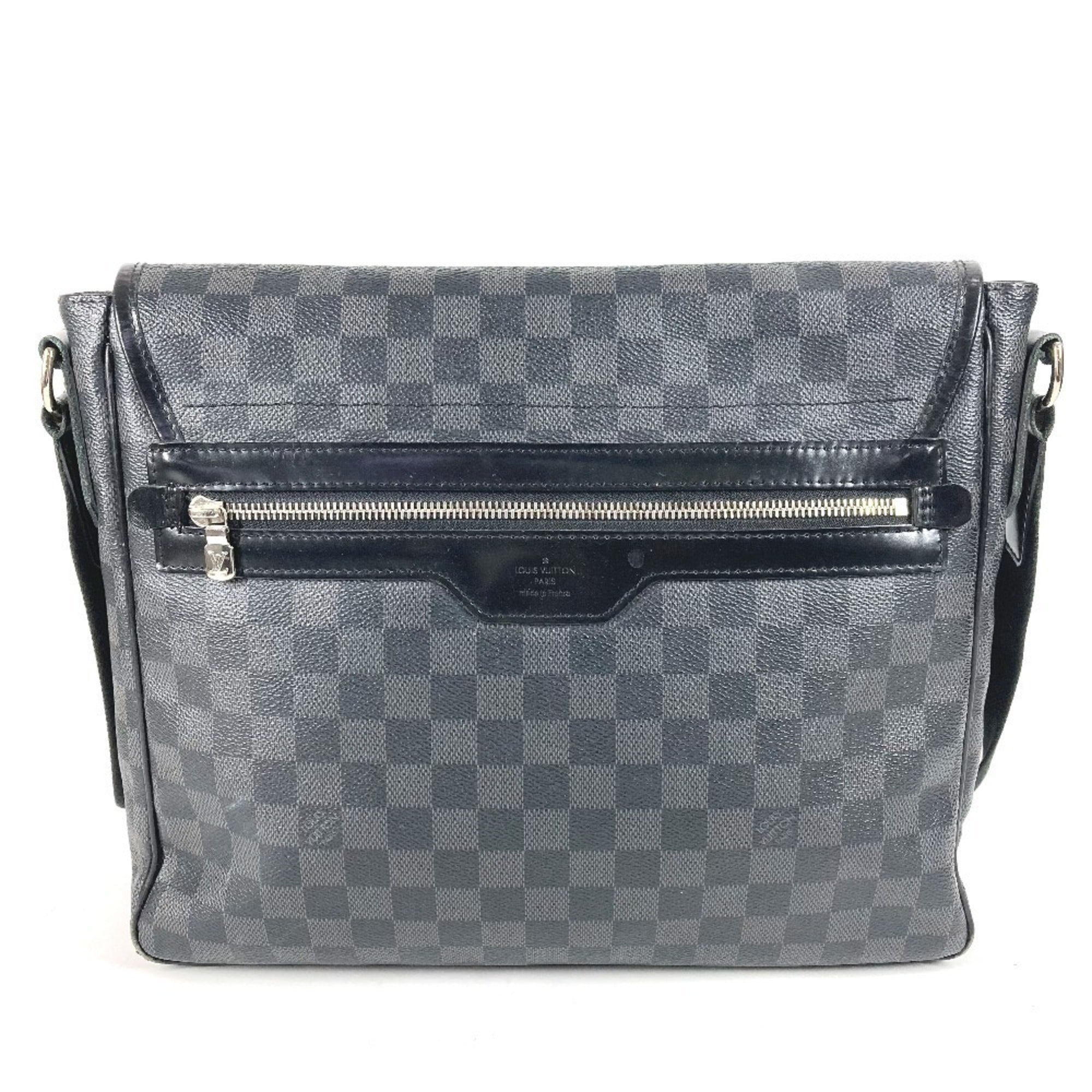 Louis Vuitton Damier Graphite Black Damier Graphite Messenger Bag Shoulder Bag (Pre-Owned)
