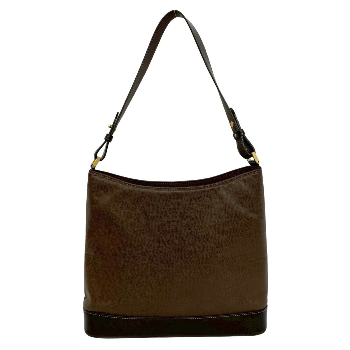 Burberry Brown Leather Shoulder Bag (Pre-Owned)
