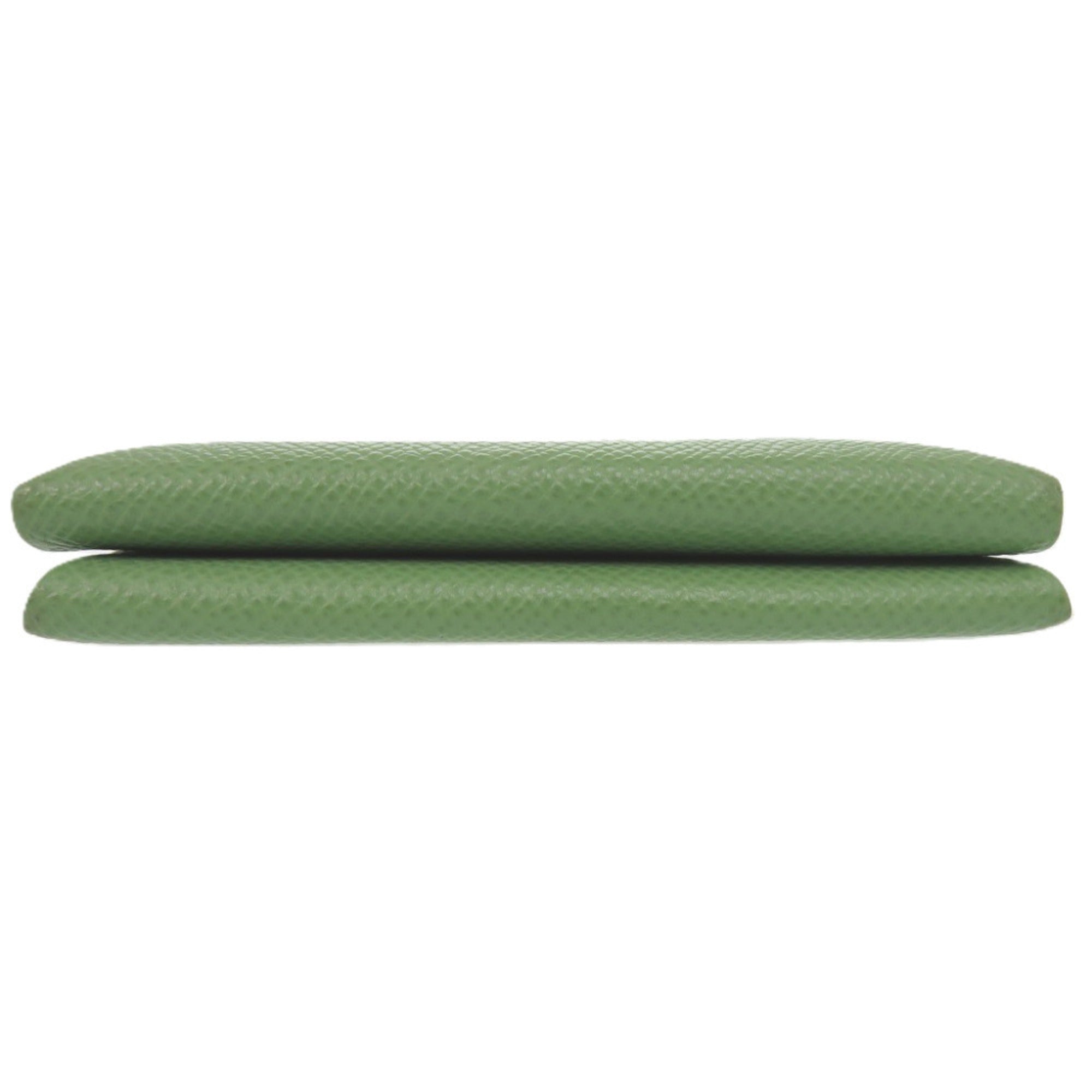 Hermes Green Epsom Leather Coin Purse/Coin Case (Pre-Owned)