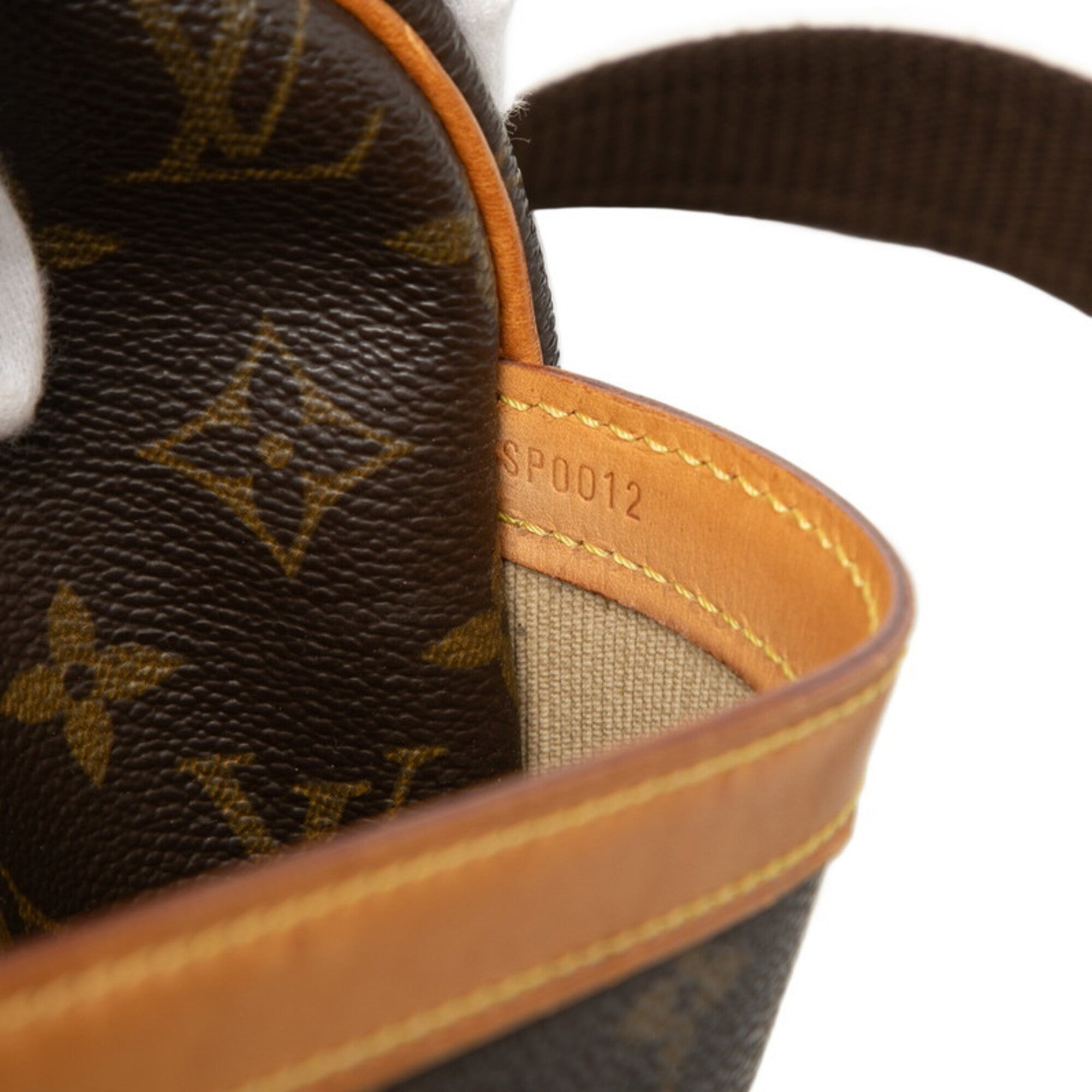 Louis Vuitton Brown Pvc Leather Shoulder Bag (Pre-Owned)