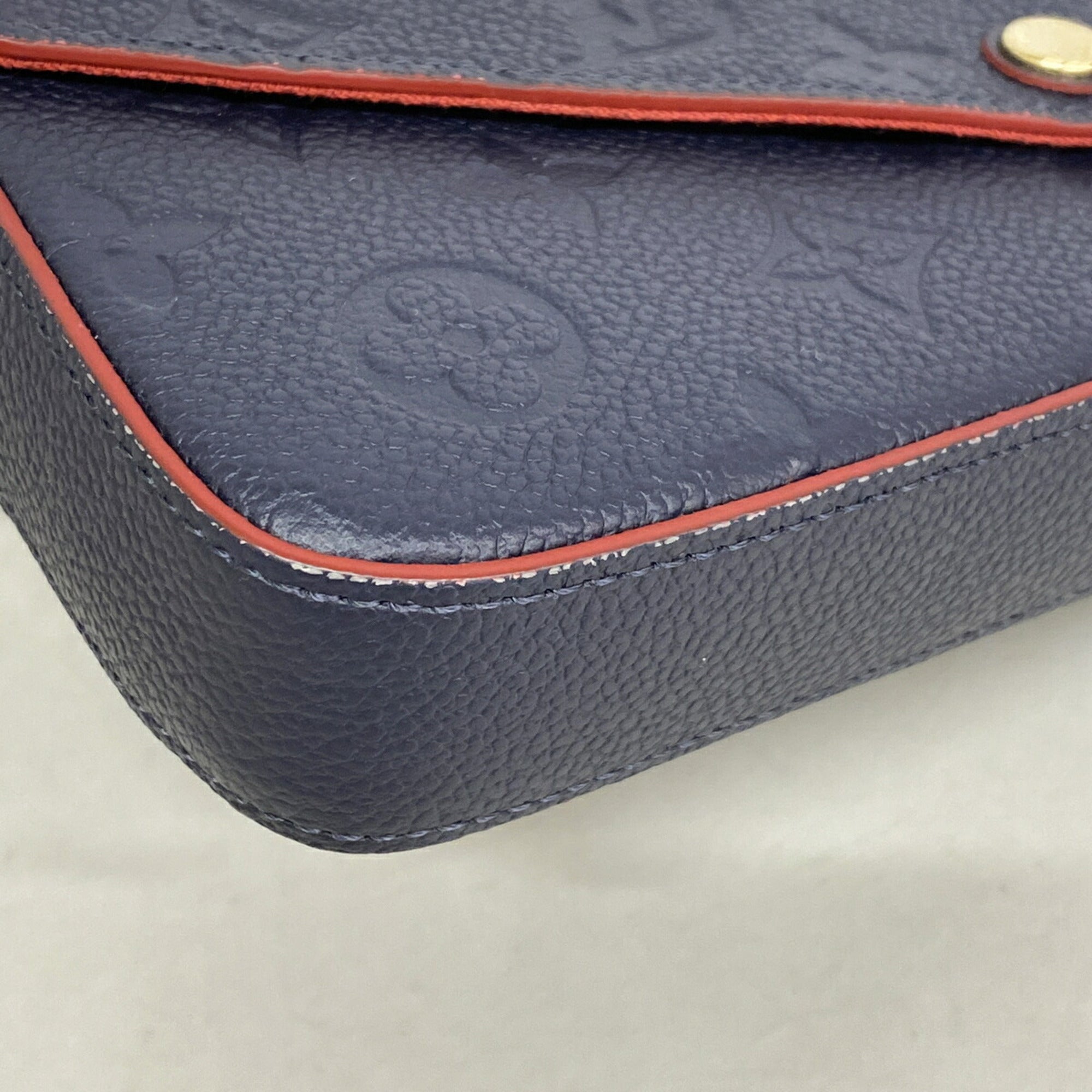 Louis Vuitton Marine Rouge Chain/Shoulder Wallet (Pre-Owned)