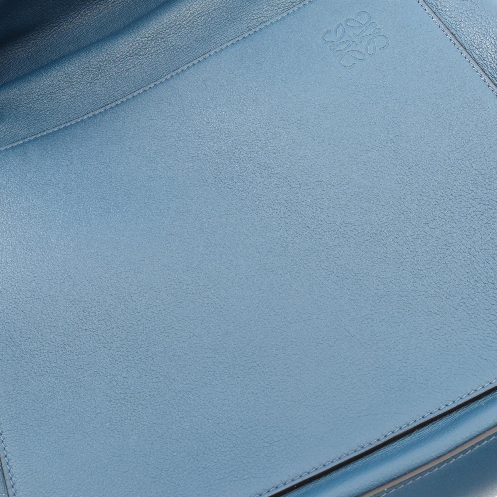 Loewe Blue Leather Backpack (Pre-Owned)