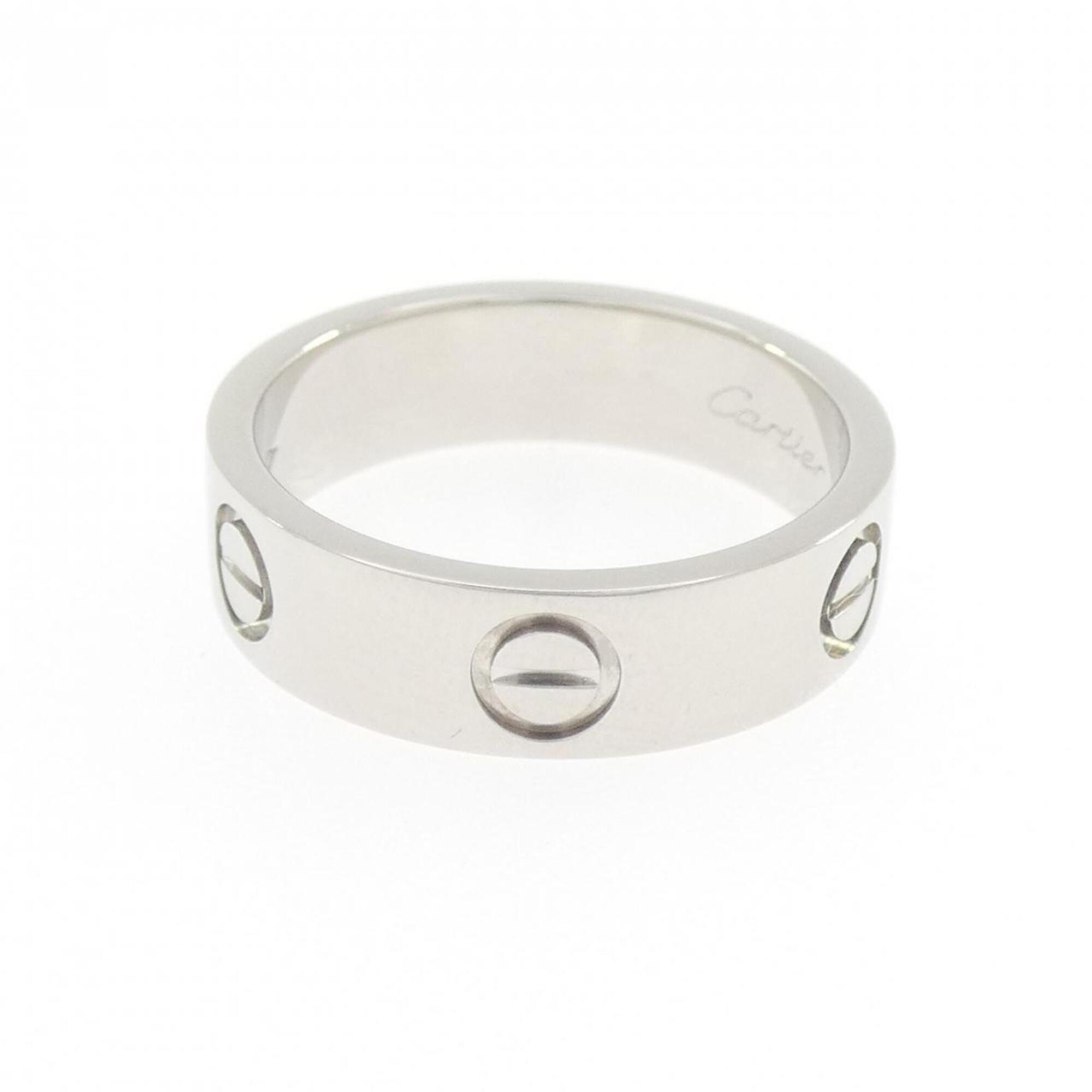 Cartier Platinum Platinum 950 Band Ring (Pre-Owned)