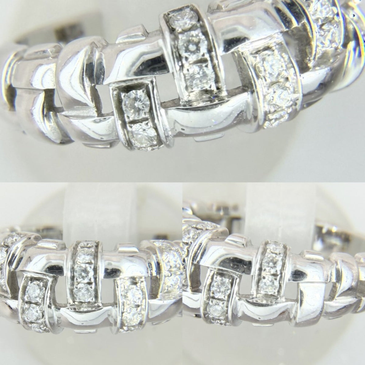 Tiffany White Gold (18K) Band Ring (Pre-Owned)