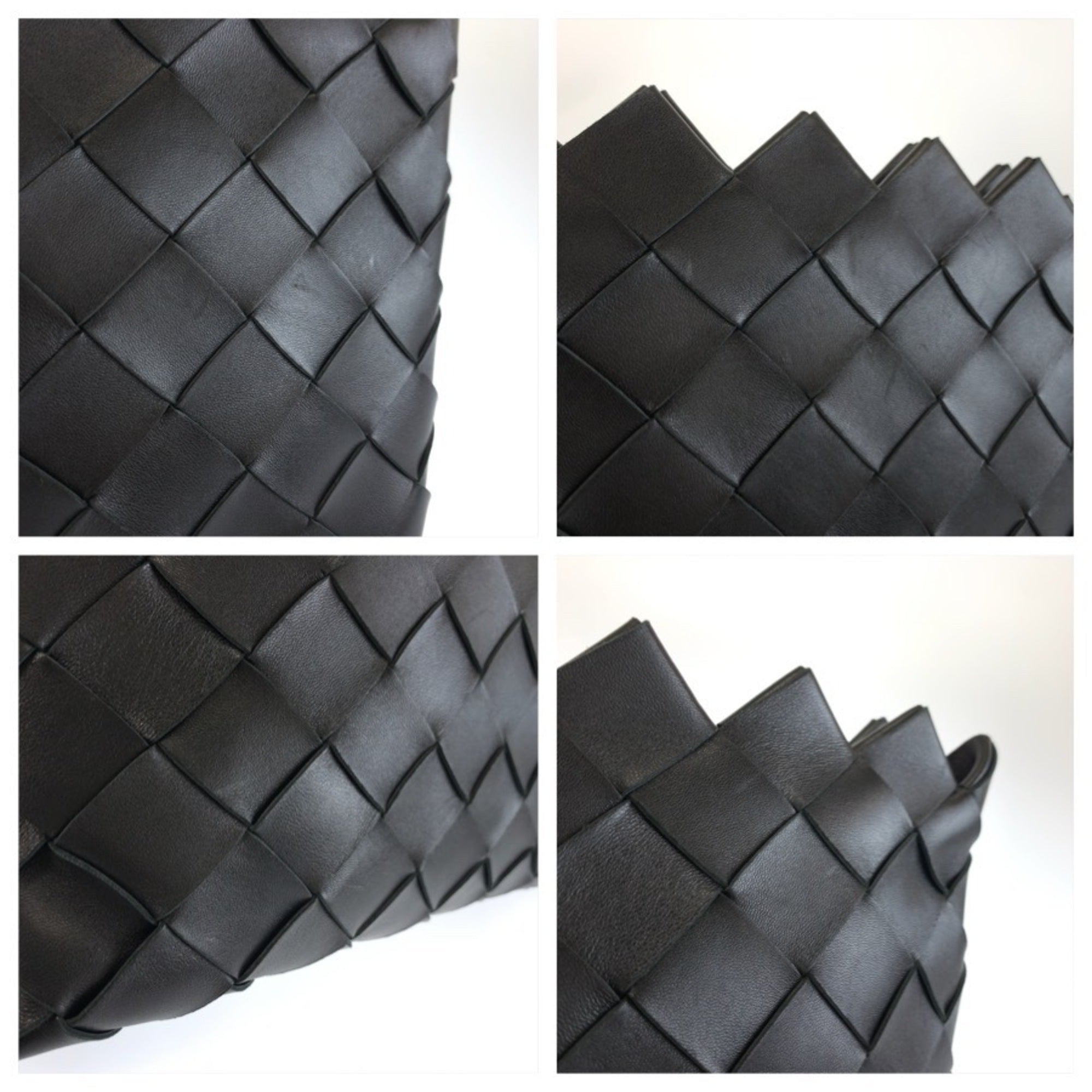 Bottega Veneta Black Intrecciato Clutch Bag (Pre-Owned)