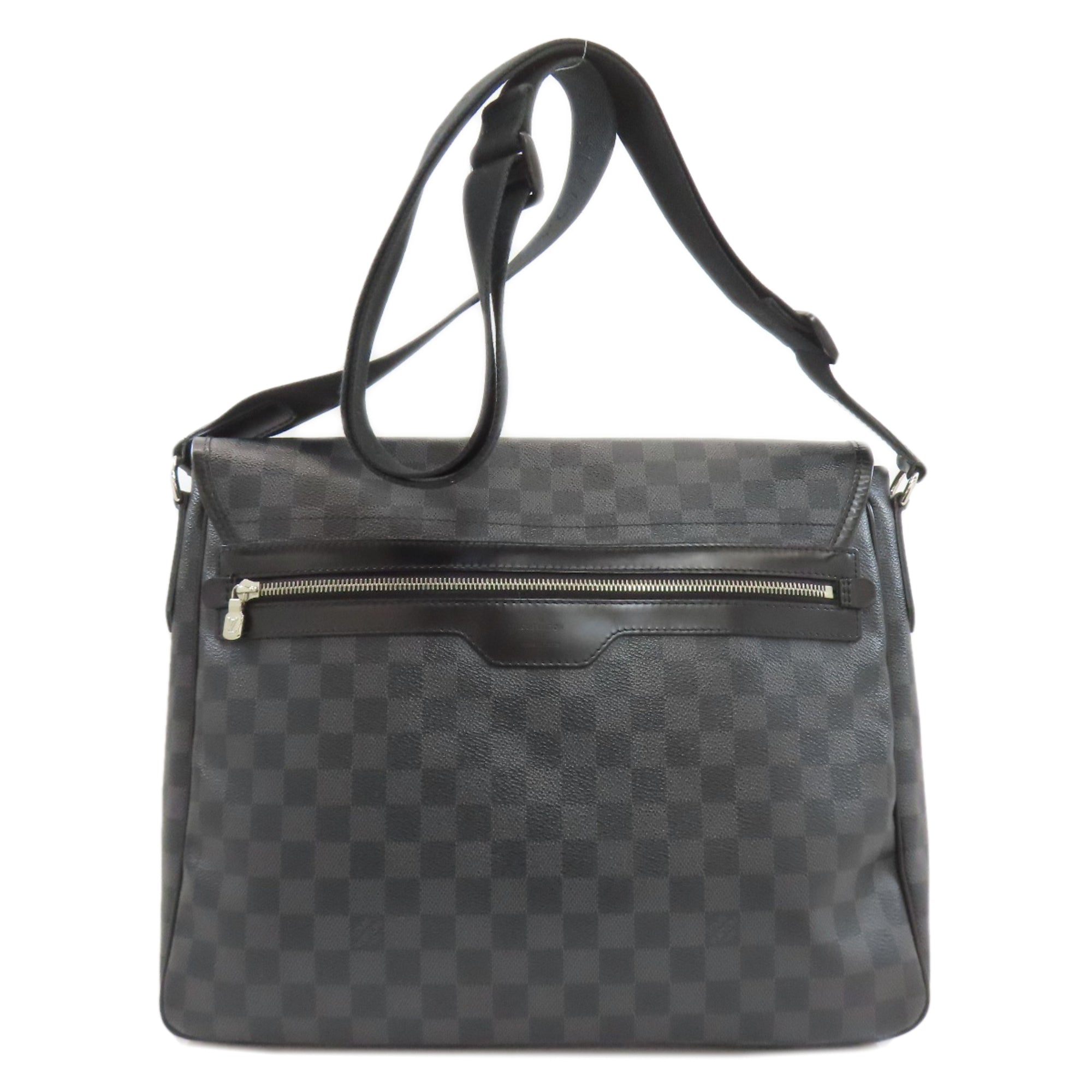 Louis Vuitton Damier Graphite Dark Gray Damier Canvas Shoulder Bag (Pre-Owned)