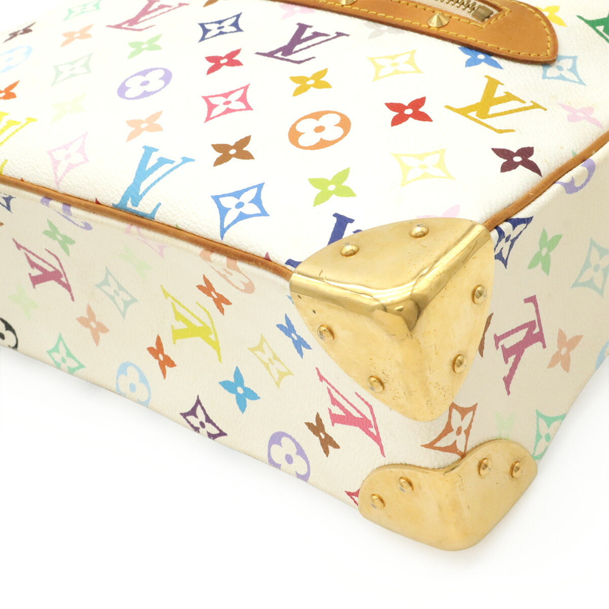 Louis Vuitton Blanc Monogram Multi-Color Yellow Monogram Multicolore Shoulder Bag (Pre-Owned)