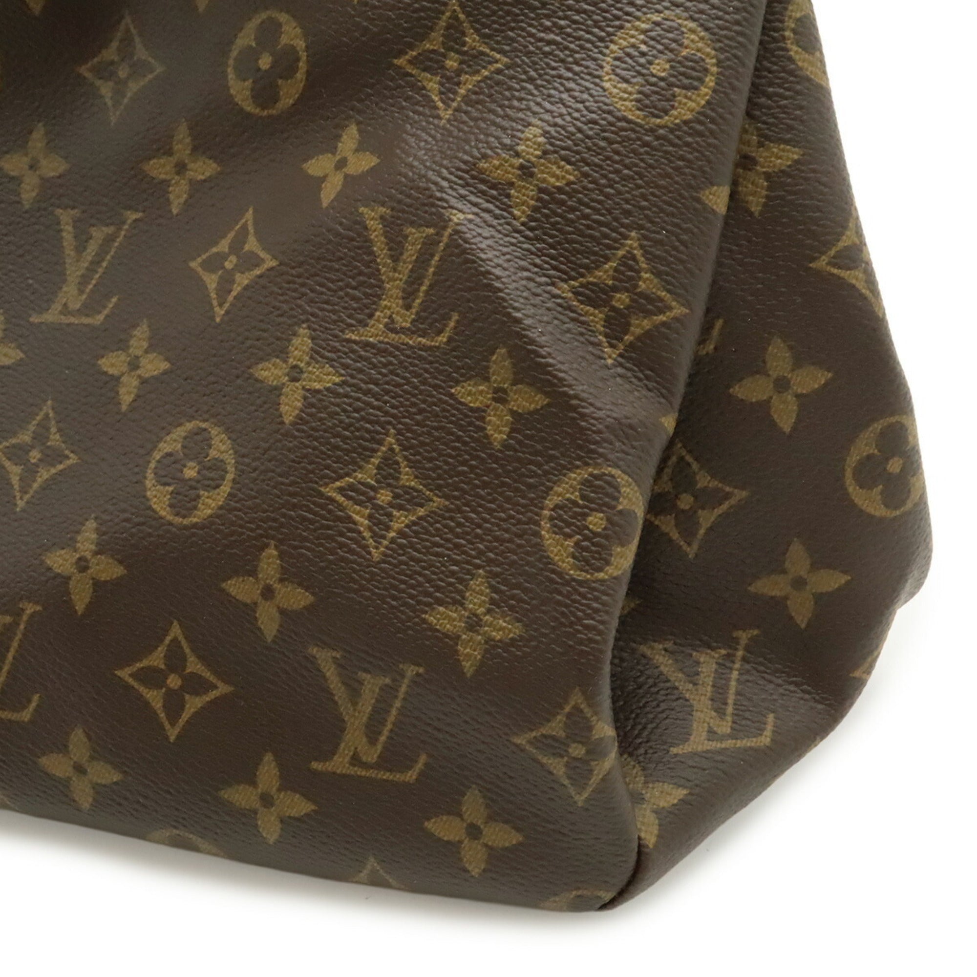 Louis Vuitton Monogram Black Noir Monogram Leather Handbag Shoulder Bag (Pre-Owned)