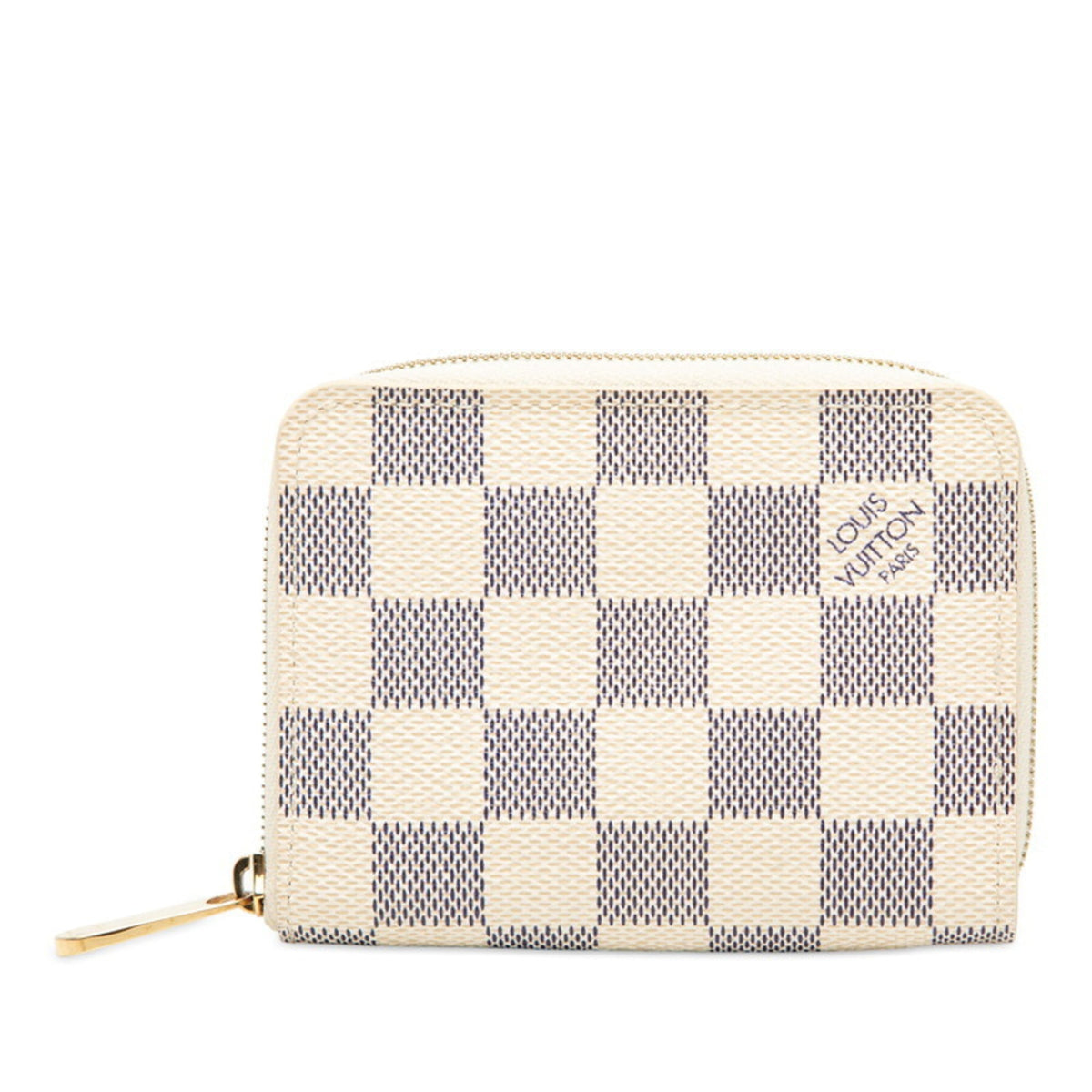 Louis Vuitton White Pvc Leather Coin Purse/Coin Case (Pre-Owned)