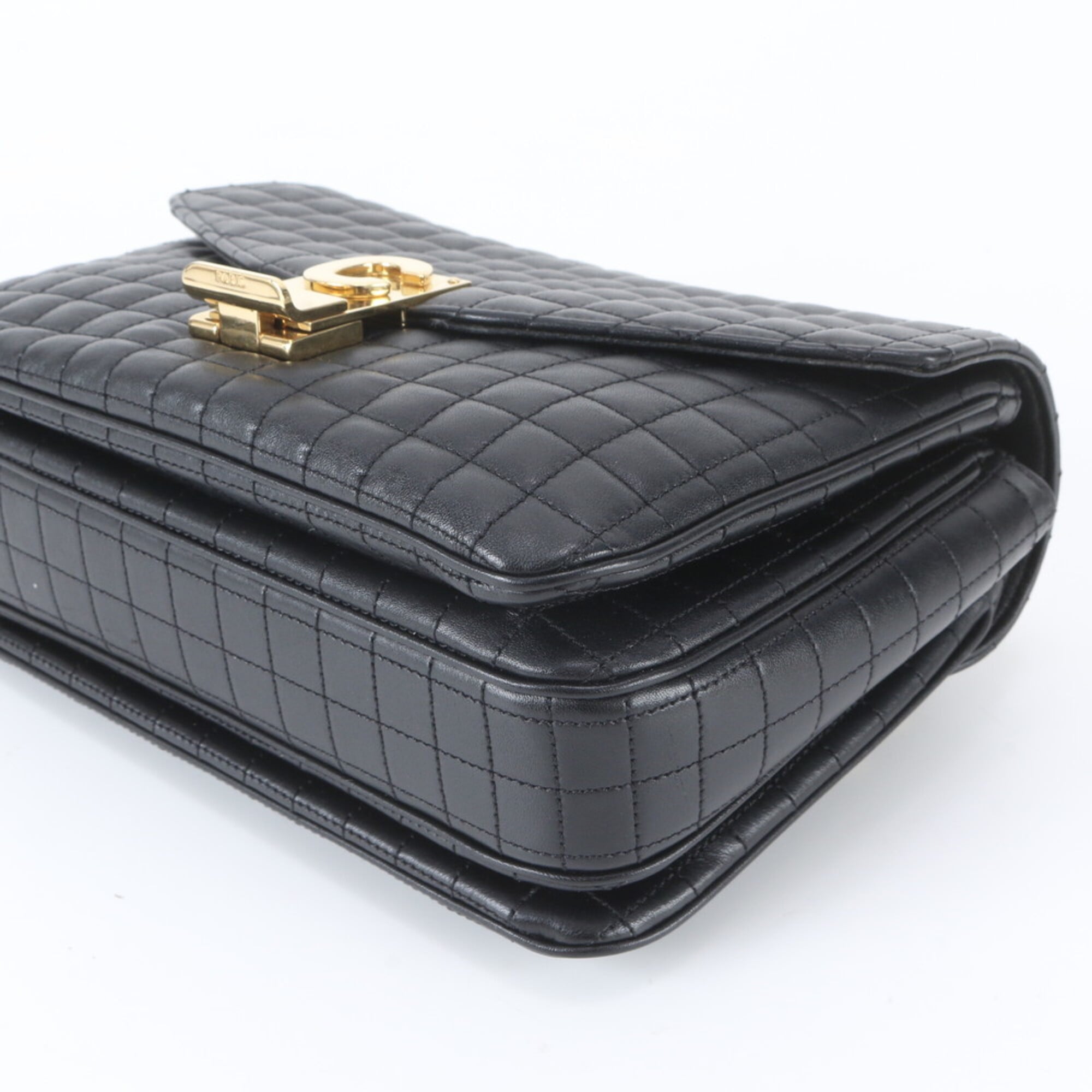Celine Black Leather Shoulder Bag (Pre-Owned)