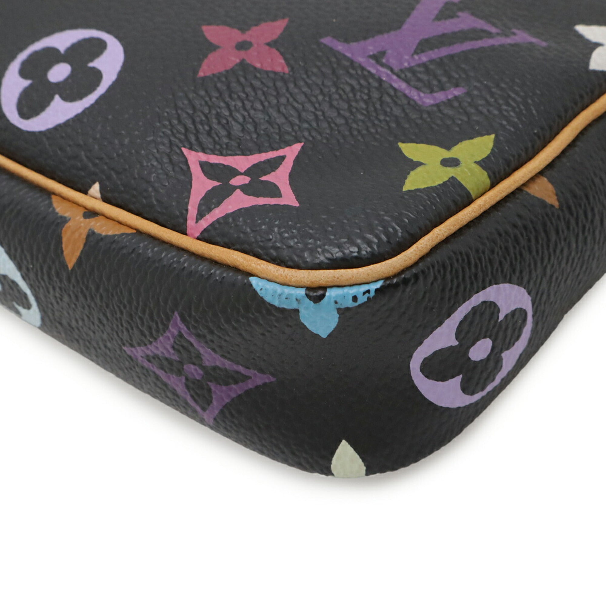 Louis Vuitton Monogram Multicolore Black Noir Monogram Multicolore Handbag Pochette (Pre-Owned)