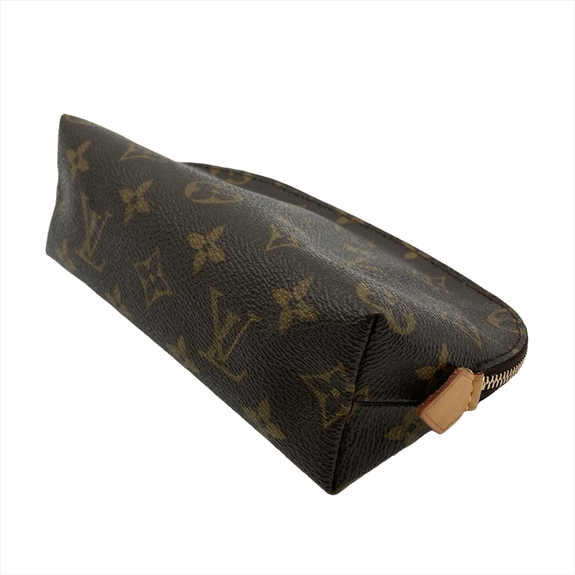 Louis Vuitton Brown Monogram Canvas Handbag Pouch (Pre-Owned)
