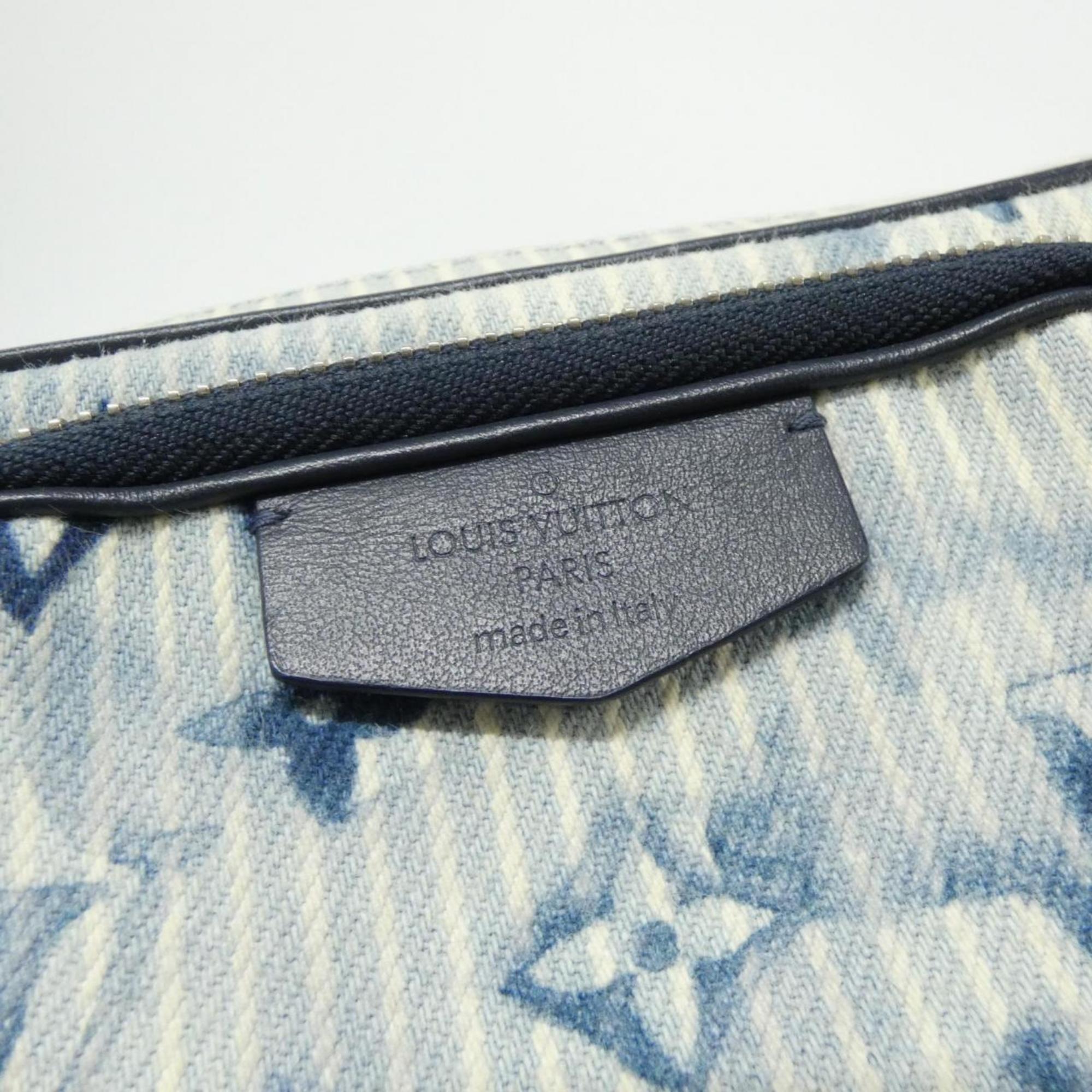 Louis Vuitton Monogram Watercolor Navy Canvas Pochette Shoulder Bag (Pre-Owned)